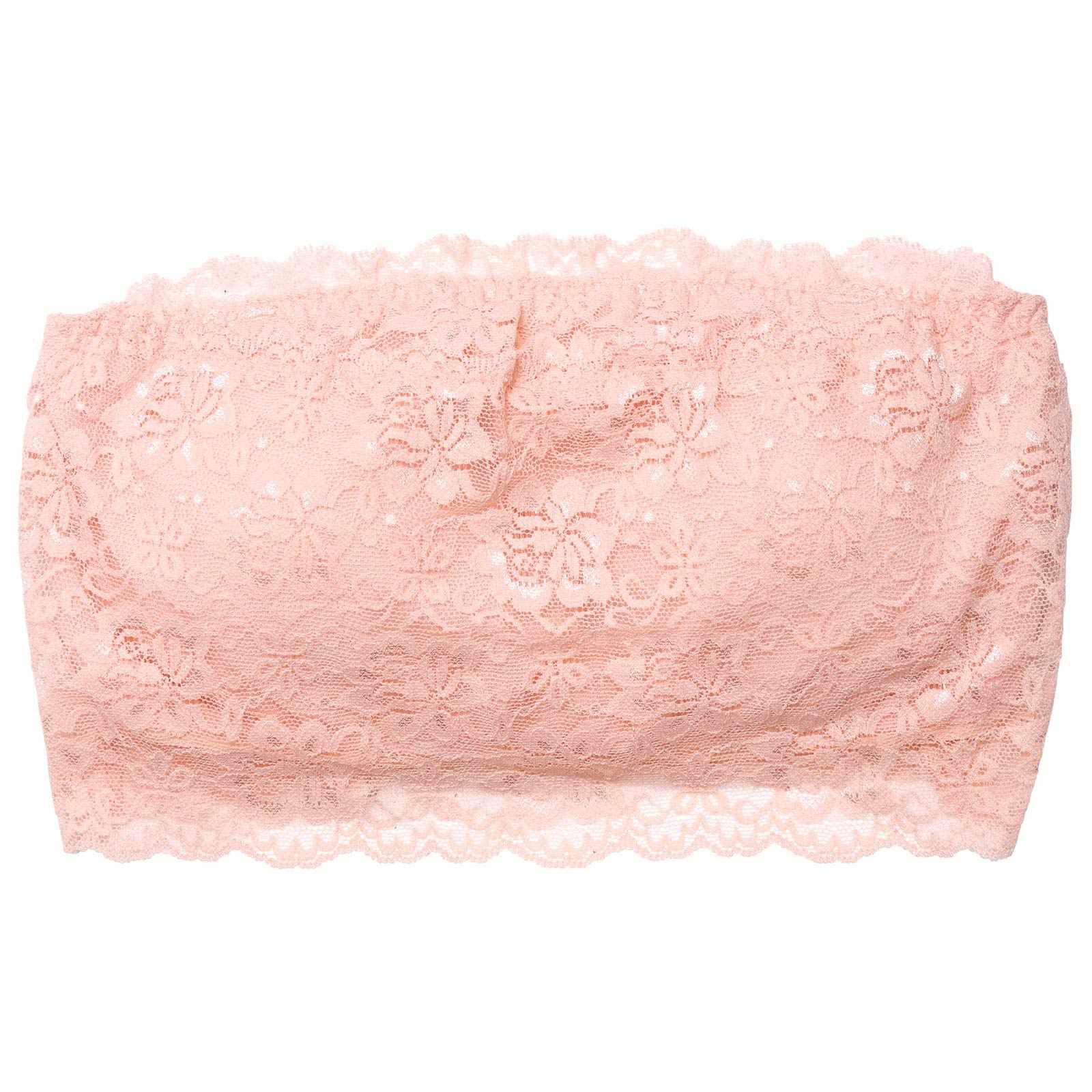 【ノンワイヤー】Basic Lace Tubetop Bra 単品