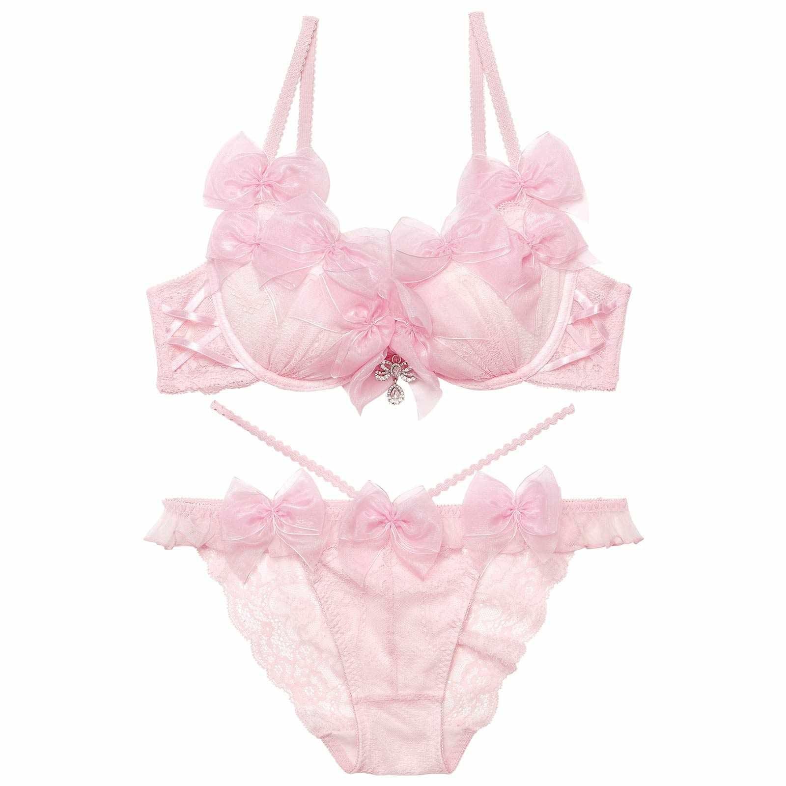 【明日花キララプロデュース/WhipBunny】Lovely Ribbon Ballerina Bra&Shorts / ラブリーリボンバレリーナブラ&ショーツ - 【公式】247Lingerie