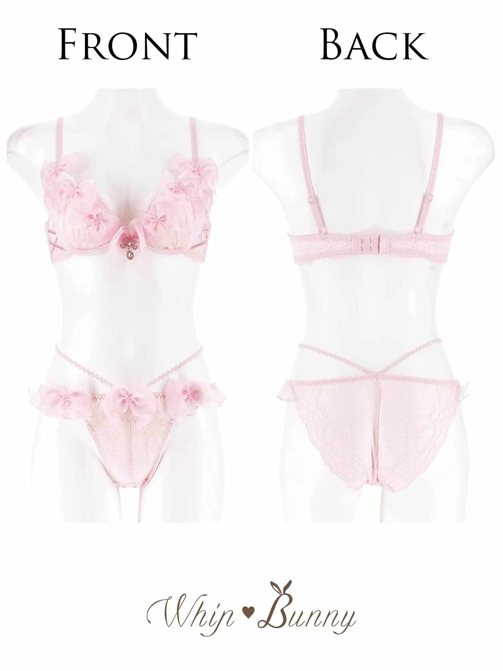 【明日花キララプロデュース/WhipBunny】Lovely Ribbon Ballerina Bra&Shorts / ラブリーリボンバレリーナブラ&ショーツ - 【公式】247Lingerie
