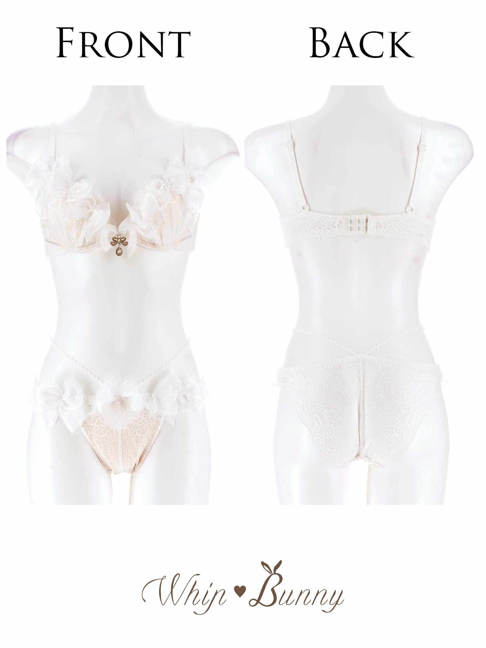 【明日花キララプロデュース/WhipBunny】Lovely Ribbon Ballerina Bra&Shorts / ラブリーリボンバレリーナブラ&ショーツ