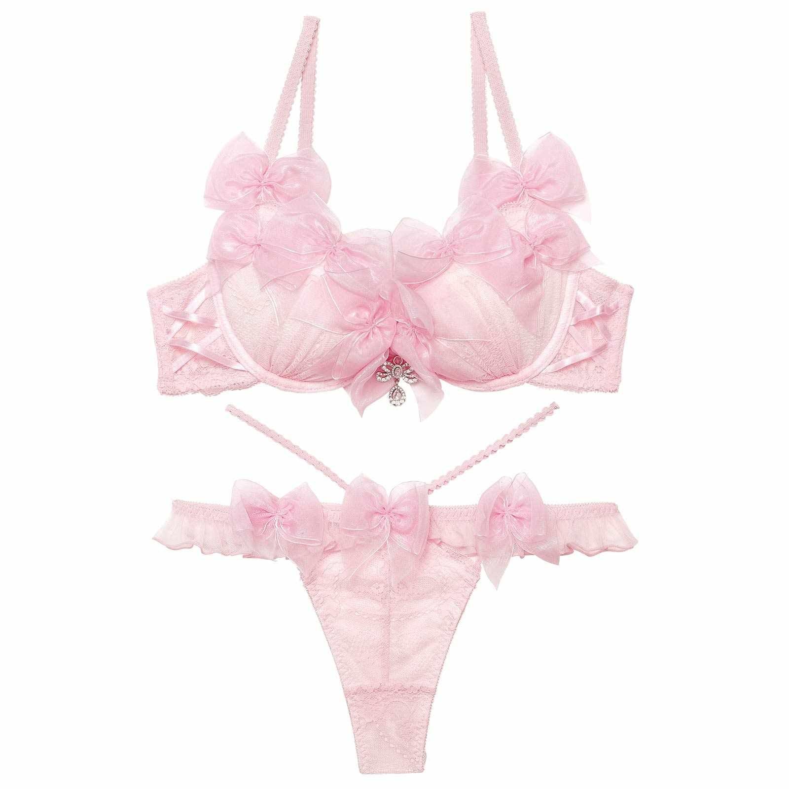 【明日花キララプロデュース/WhipBunny】Lovely Ribbon Ballerina Bra&T-back / ラブリーリボンバレリーナブラ&Tバック - 【公式】247Lingerie