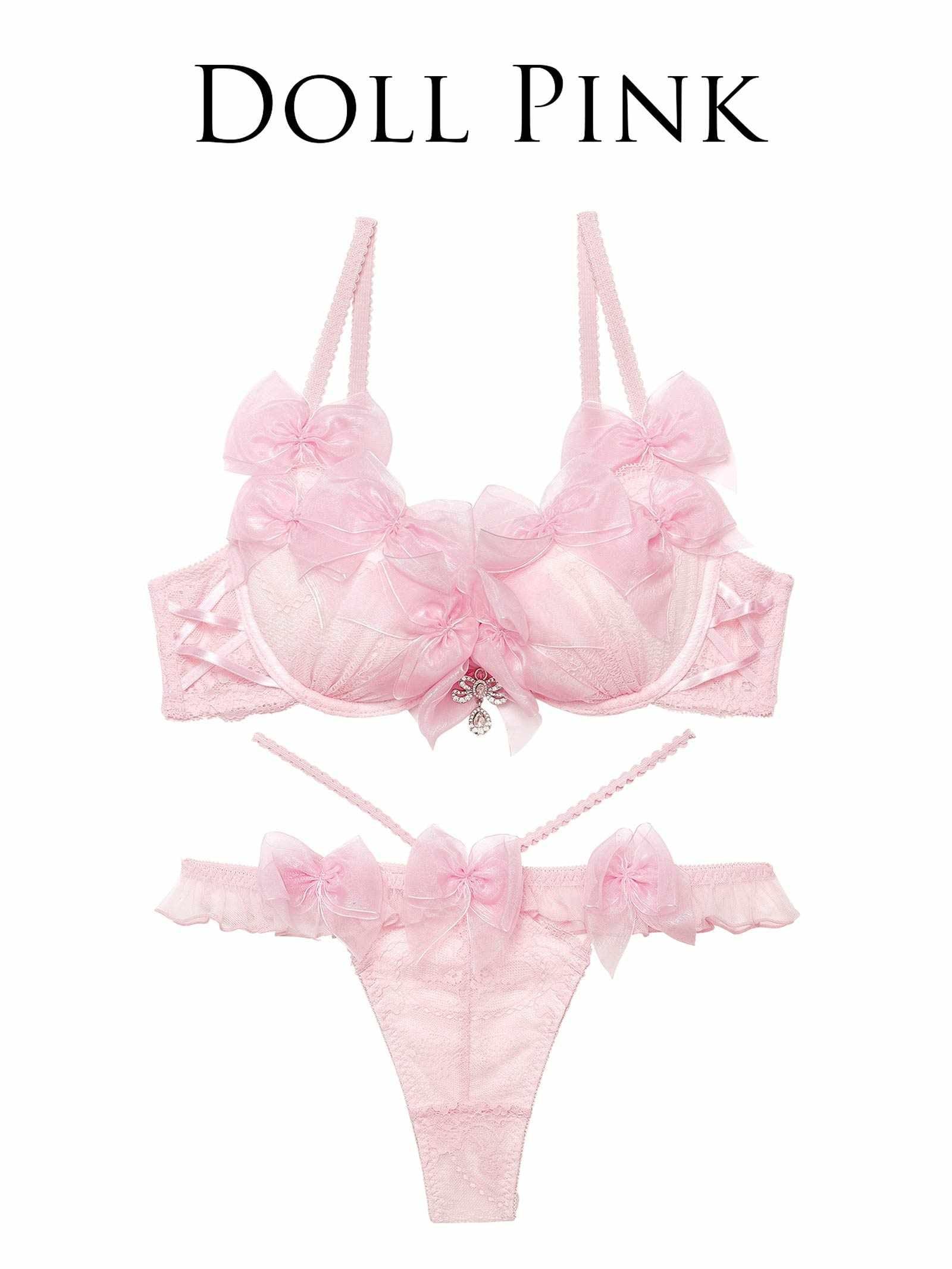 【明日花キララプロデュース/WhipBunny】Lovely Ribbon Ballerina Bra&T-back / ラブリーリボンバレリーナブラ&Tバック - 【公式】247Lingerie