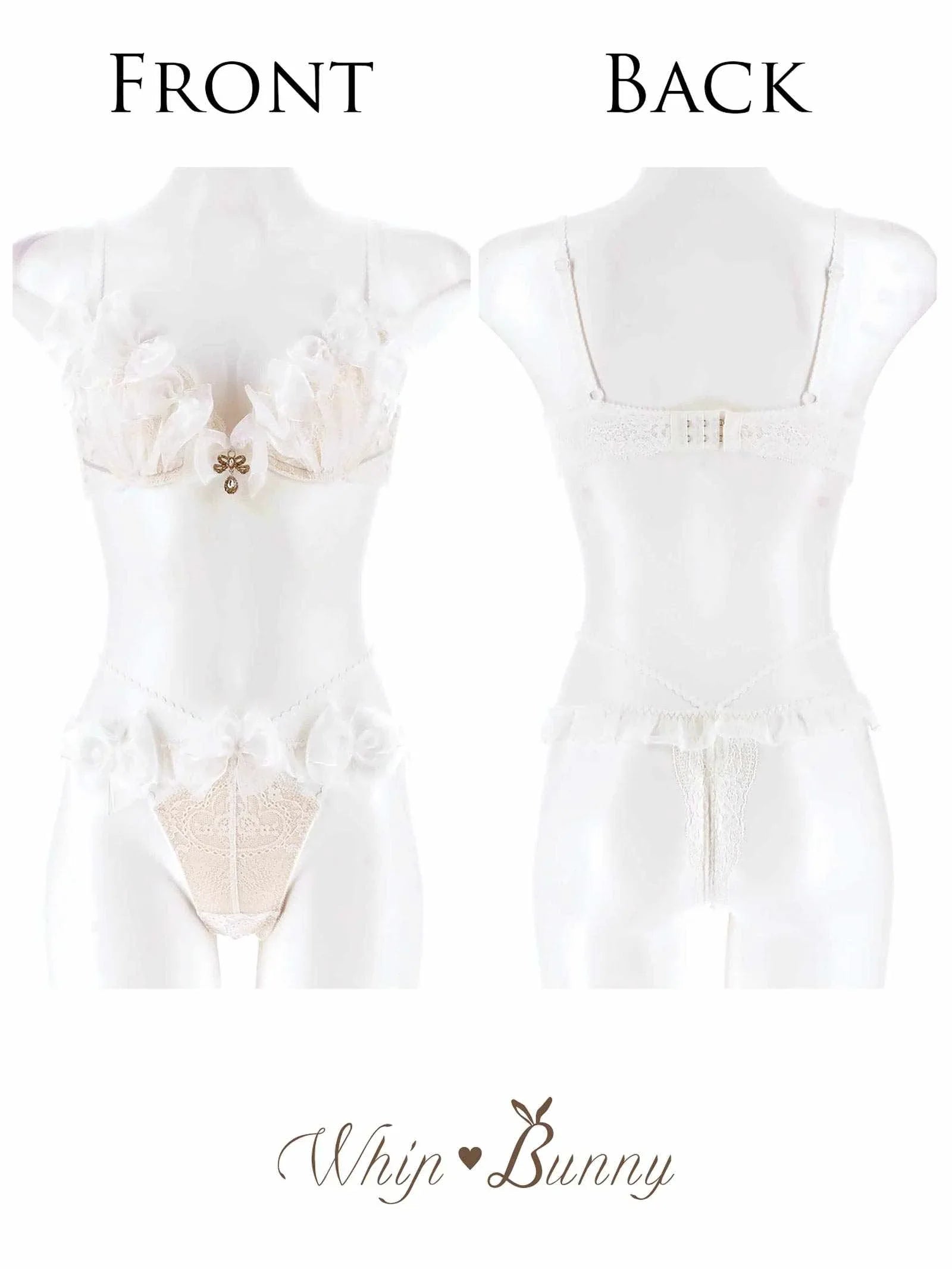 【明日花キララプロデュース/WhipBunny】Lovely Ribbon Ballerina Bra&T-back / ラブリーリボンバレリーナブラ&Tバック - 【公式】247Lingerie