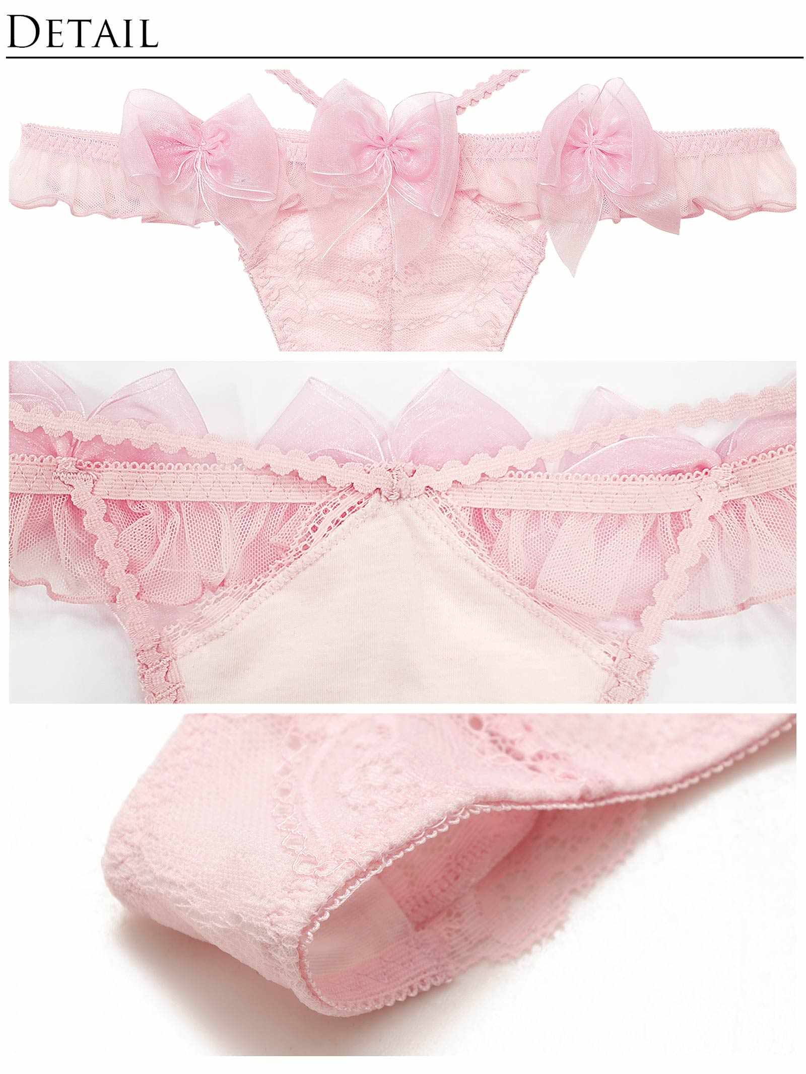 【明日花キララプロデュース/WhipBunny】Lovely Ribbon Ballerina Bra&T-back / ラブリーリボンバレリーナブラ&Tバック