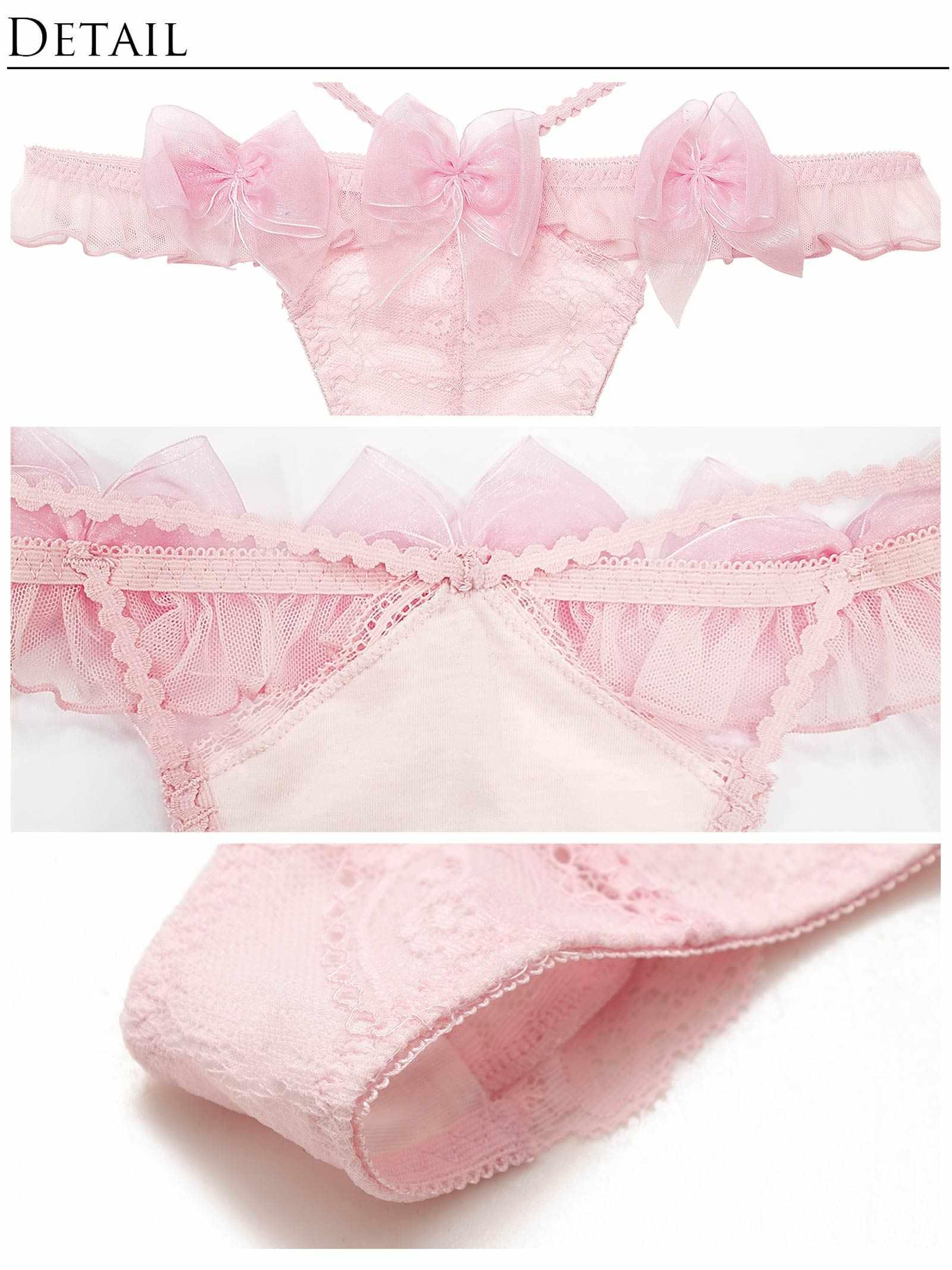 【明日花キララプロデュース/WhipBunny】Lovely Ribbon Ballerina Bra&T-back / ラブリーリボンバレリーナブラ&Tバック - 【公式】247Lingerie