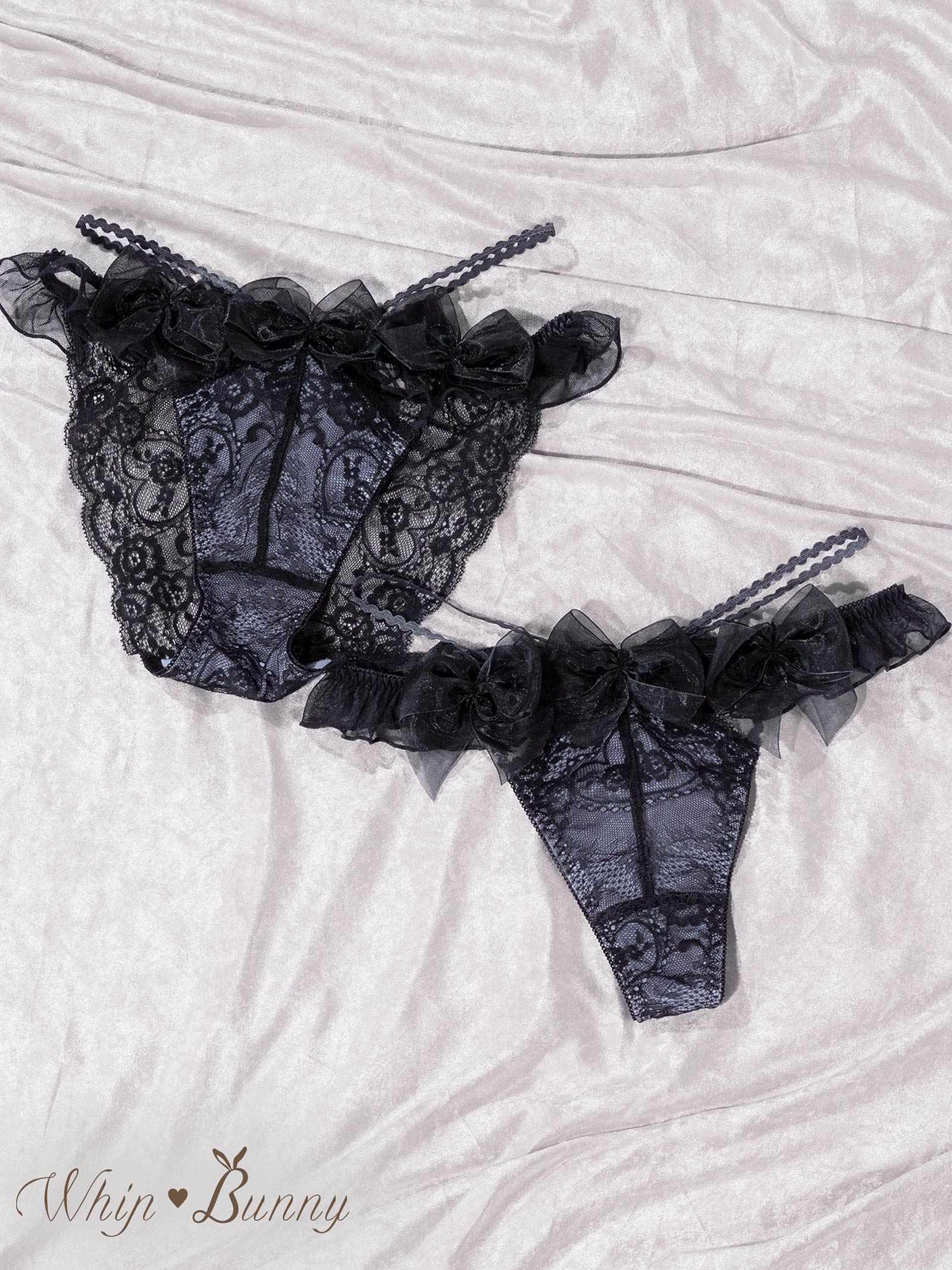 10/17新作!【明日花キララプロデュース/WhipBunny】Lovely Ribbon Ballerina Shorts / Black Swan ラブリーリボンバレリーナショーツ / ブラックスワン