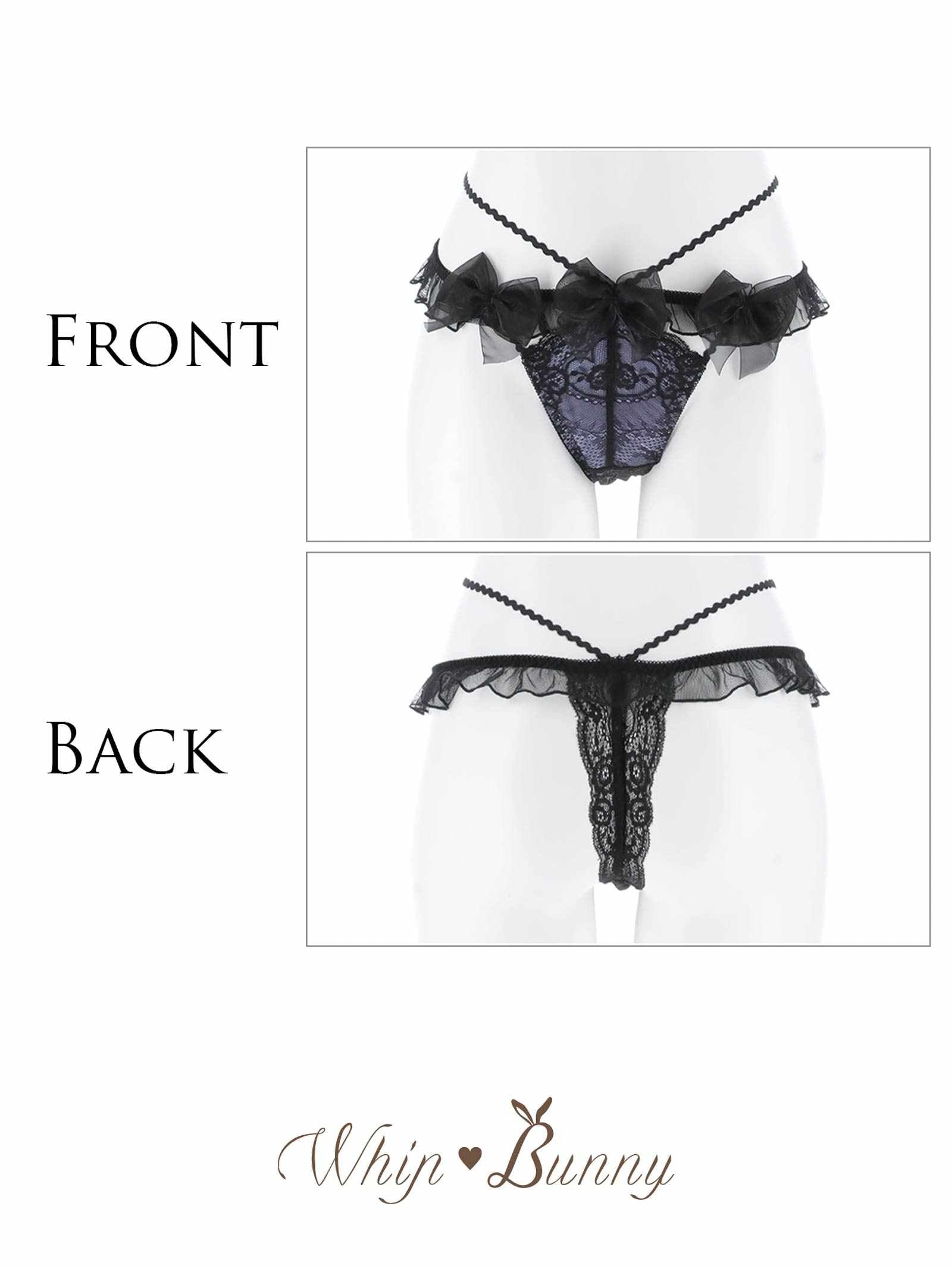 10/17新作!【明日花キララプロデュース/WhipBunny】Lovely Ribbon Ballerina Shorts / Black Swan ラブリーリボンバレリーナショーツ / ブラックスワン