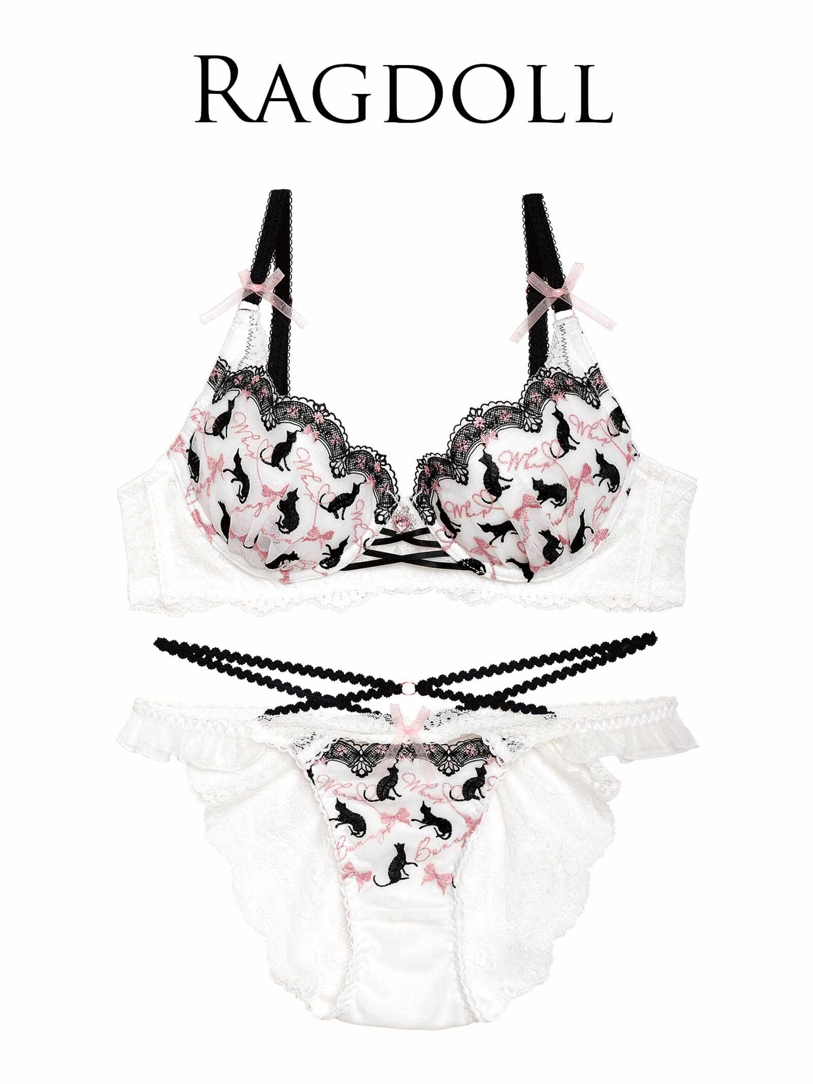 【明日花キララプロデュース/WhipBunny】Chaton Mignon Bra&Shorts/Ragdoll シャトンミニョンブラ&ショーツ/ラグドール