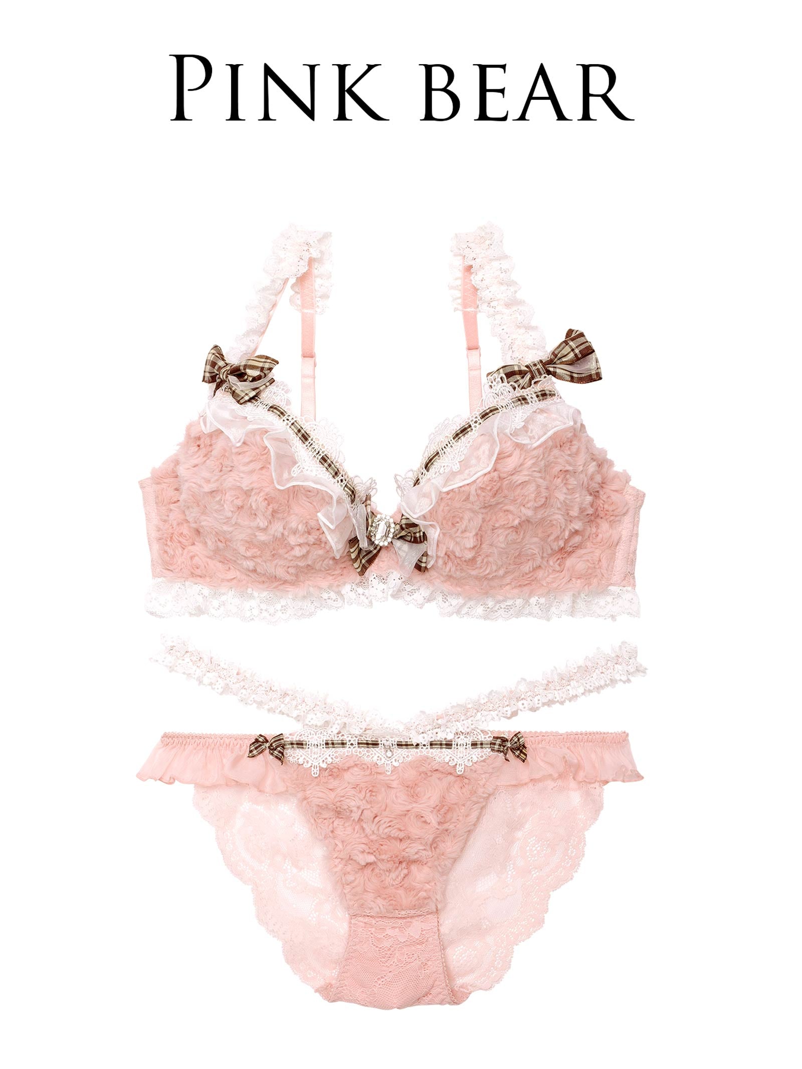 12/27新作!【明日花キララプロデュース/WhipBunny】Charming Teddy Bear Bra&Shorts チャーミングテディベアブラ&ショーツ