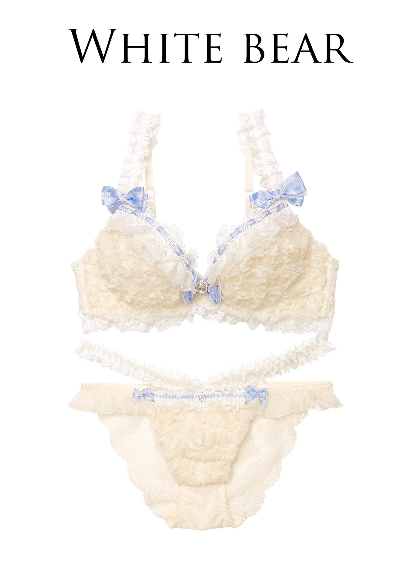 【明日花キララプロデュース/WhipBunny】Charming Teddy Bear Bra&Shorts チャーミングテディベアブラ&ショーツ - 【公式】247Lingerie