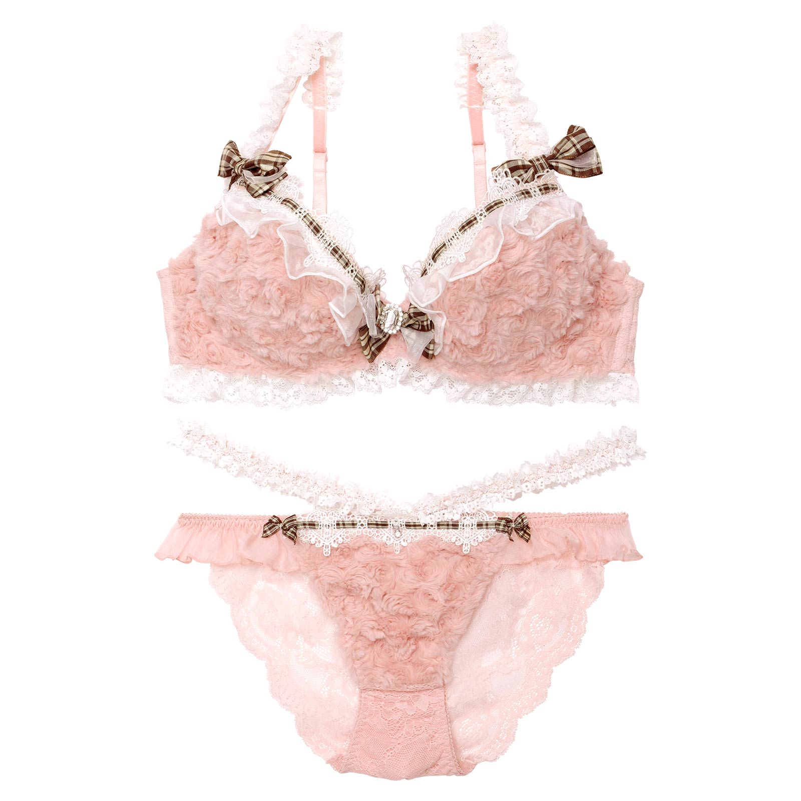 【明日花キララプロデュース/WhipBunny】Charming Teddy Bear Bra&Shorts チャーミングテディベアブラ&ショーツ