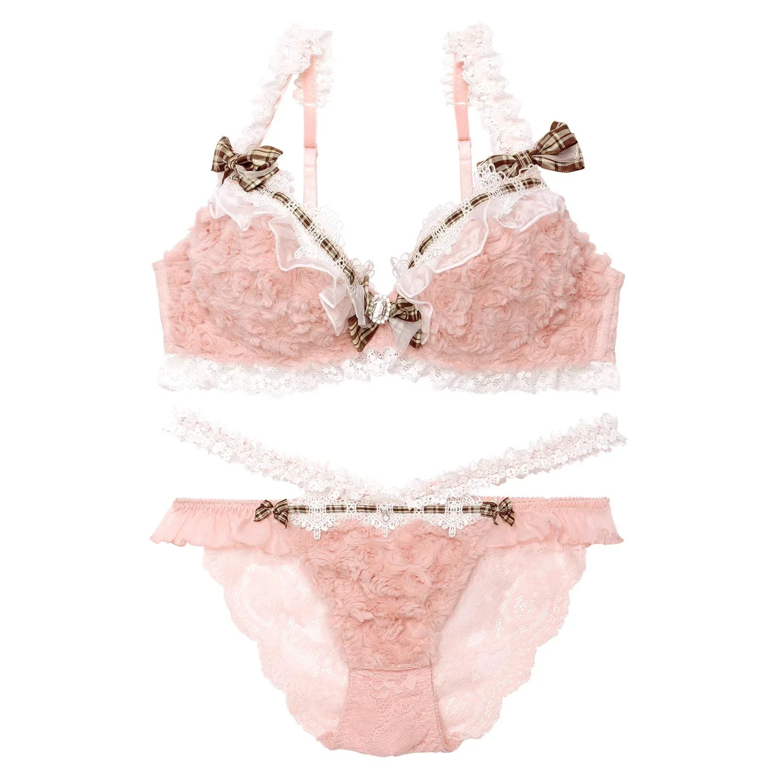 【明日花キララプロデュース/WhipBunny】Charming Teddy Bear Bra&Shorts チャーミングテディベアブラ&ショーツ - 【公式】247Lingerie