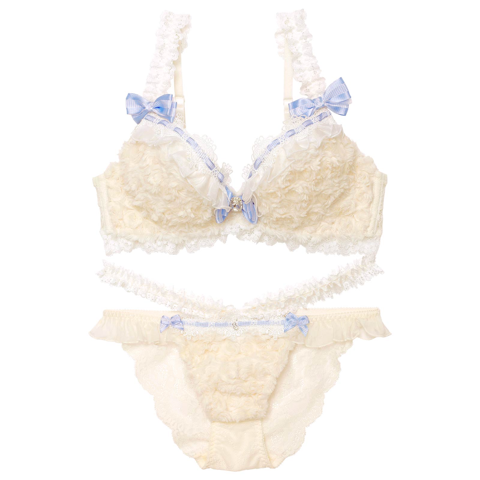 【明日花キララプロデュース/WhipBunny】Charming Teddy Bear Bra&Shorts チャーミングテディベアブラ&ショーツ