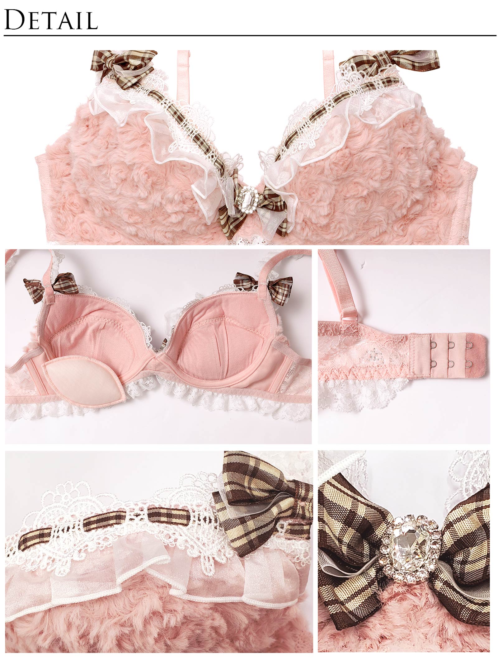 12/27新作!【明日花キララプロデュース/WhipBunny】Charming Teddy Bear Bra&Shorts チャーミングテディベアブラ&ショーツ