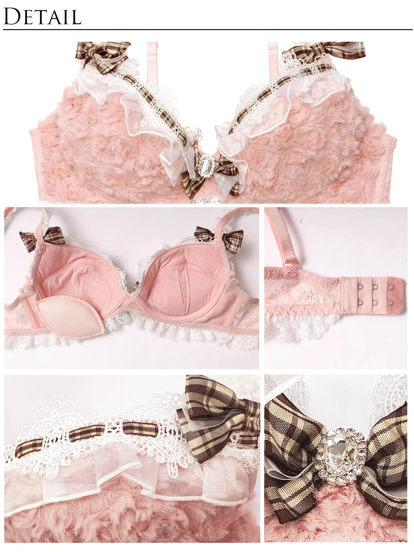 【明日花キララプロデュース/WhipBunny】Charming Teddy Bear Bra&Shorts チャーミングテディベアブラ&ショーツ - 【公式】247Lingerie