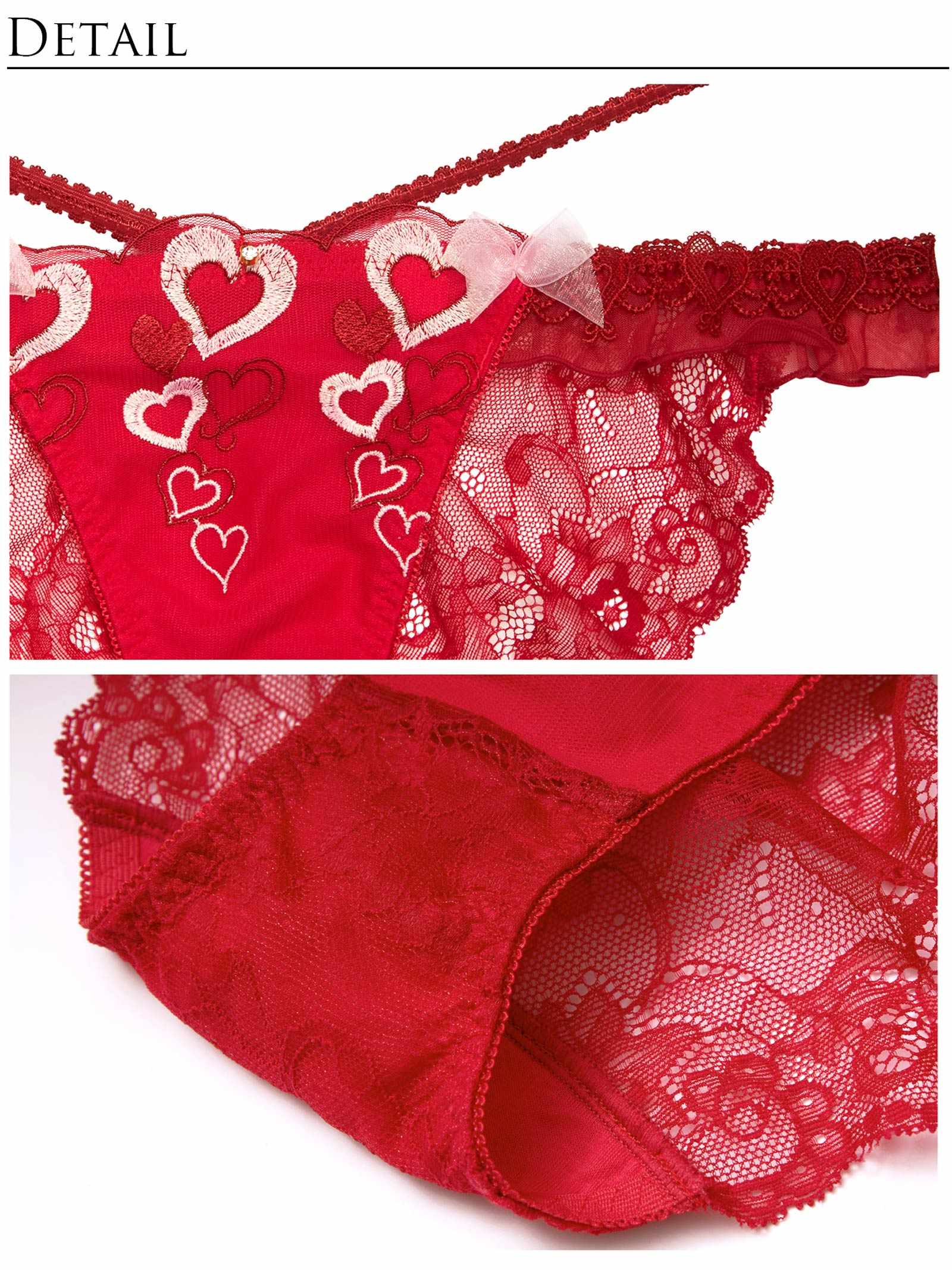 2/3新作!【明日花キララプロデュース/WhipBunny】Melty Twinkle Heart Bra&Shorts/CUTIERED メルティトゥインクルハートブラ&ショーツ/キューティレッド