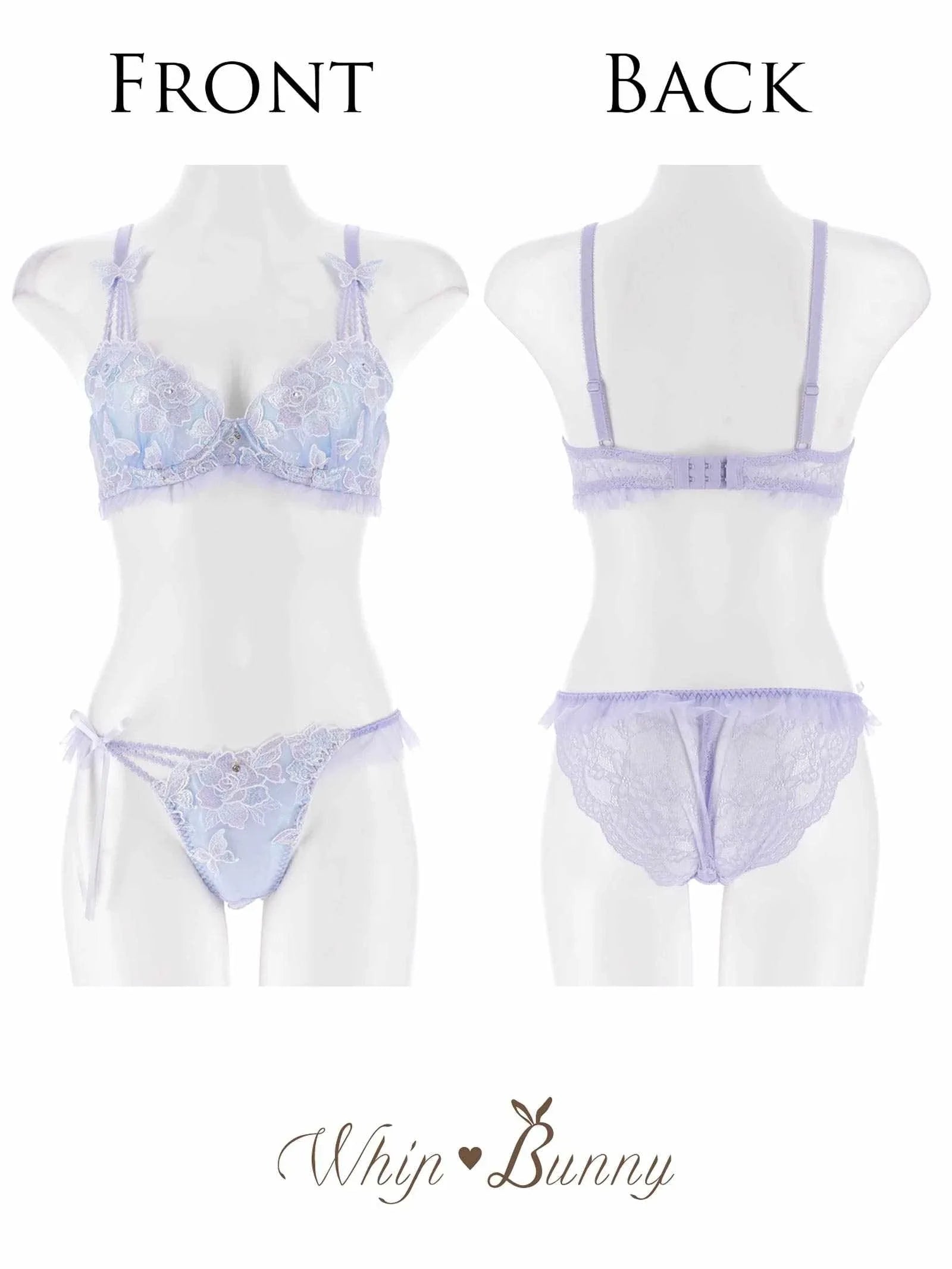 【明日花キララプロデュース/WhipBunny】Papillon Rose Fairy Bra&Shorts / パピヨンローズフェアリーブラ&ショーツ - 【公式】247Lingerie