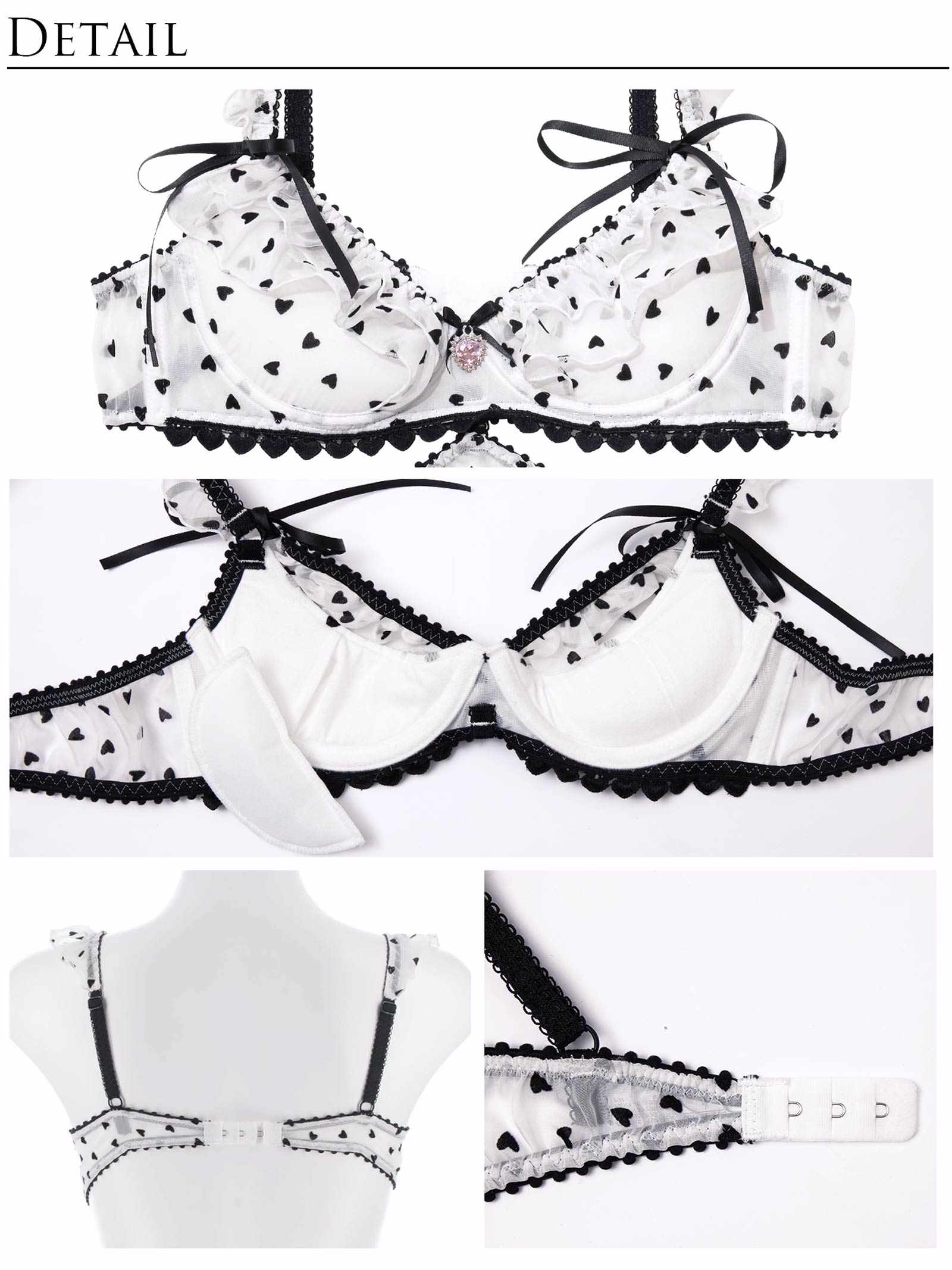 3/26新作!【明日花キララプロデュース/WhipBunny】Dolly Heartfvelvet Ribbon Babydoll ドーリーハートベルベットリボンベビードール