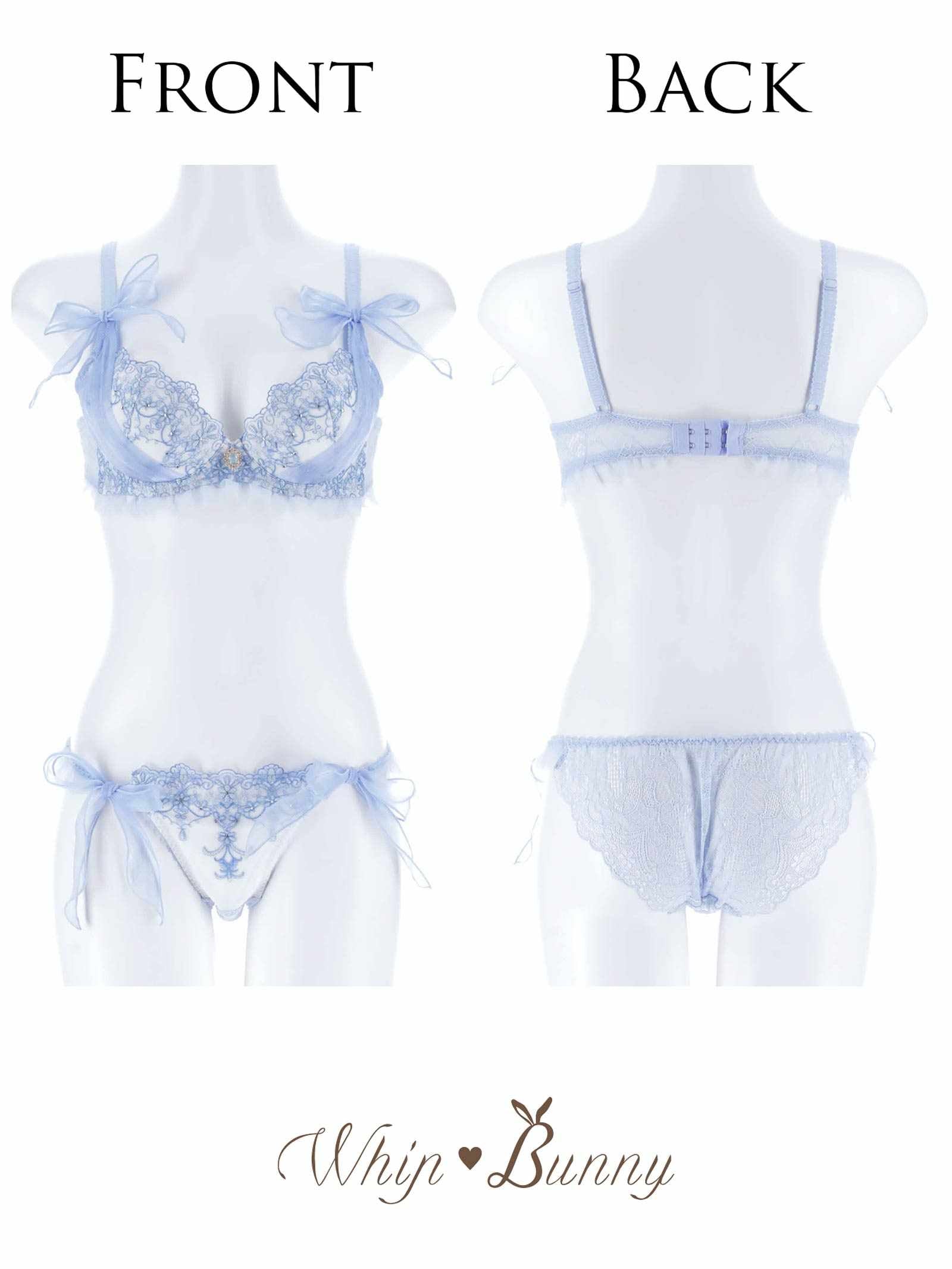4/18新作!【明日花キララプロデュース/WhipBunny】Arabesque Chiffon Princess Bra&Shorts / アラベスクシフォンプリンセスブラ&ショーツ