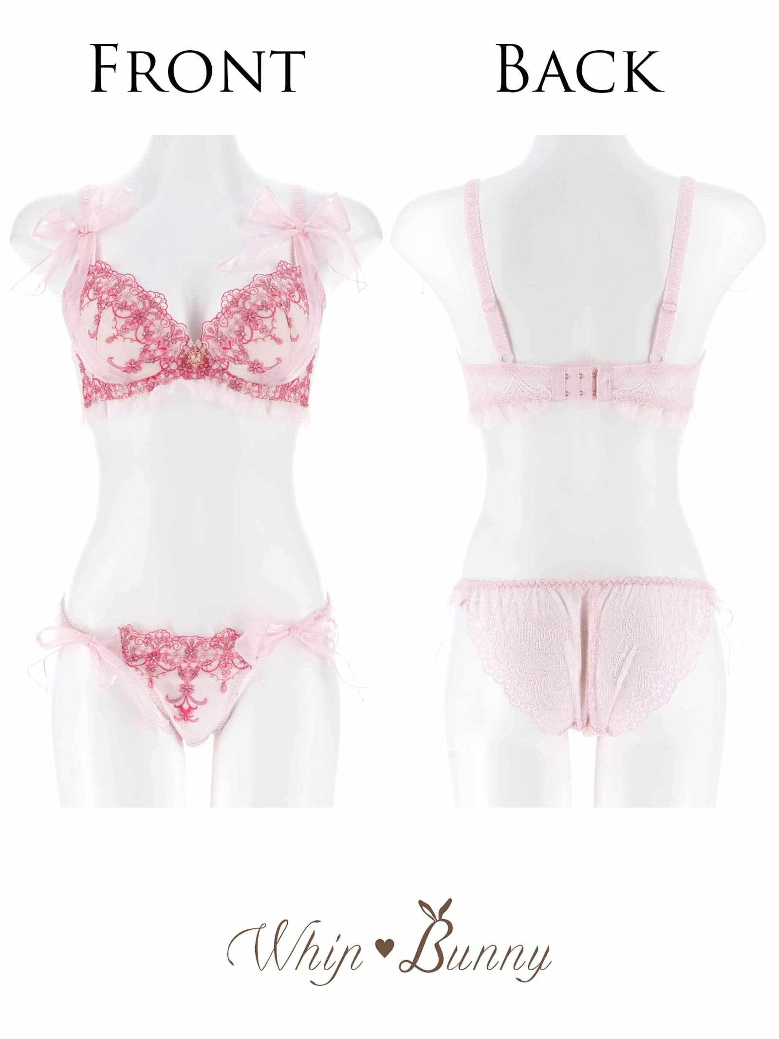 4/18新作!【明日花キララプロデュース/WhipBunny】Arabesque Chiffon Princess Bra&Shorts / アラベスクシフォンプリンセスブラ&ショーツ