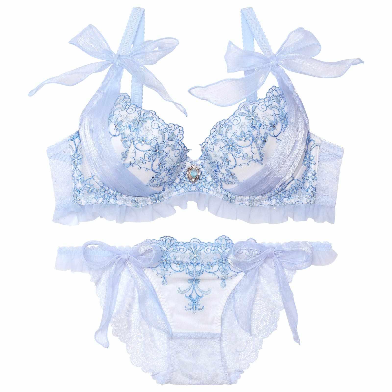 【明日花キララプロデュース/WhipBunny】Arabesque Chiffon Princess Bra&Shorts / アラベスクシフォンプリンセスブラ&ショーツ - 【公式】247Lingerie