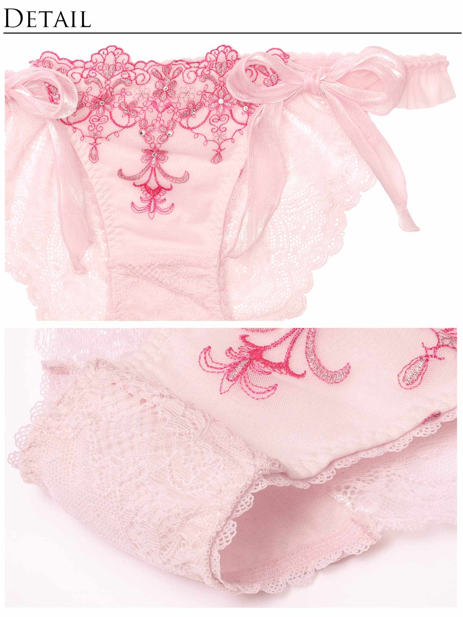 4/18新作!【明日花キララプロデュース/WhipBunny】Arabesque Chiffon Princess Bra&Shorts / アラベスクシフォンプリンセスブラ&ショーツ