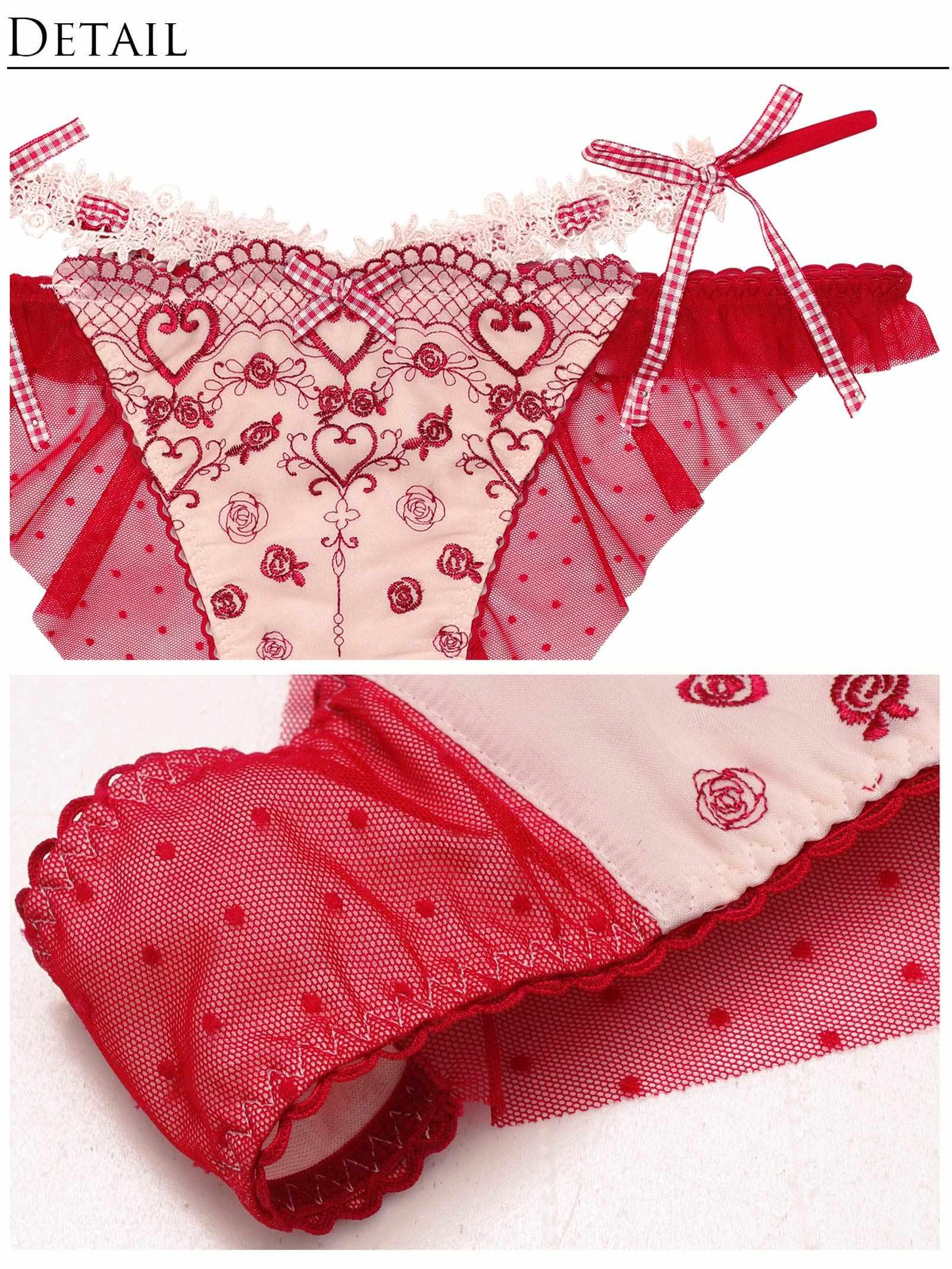 【明日花キララプロデュース/WhipBunny】Romantique Fille Bra&Shorts/ ロマンティックフィーユブラ&ショーツ - 【公式】247Lingerie