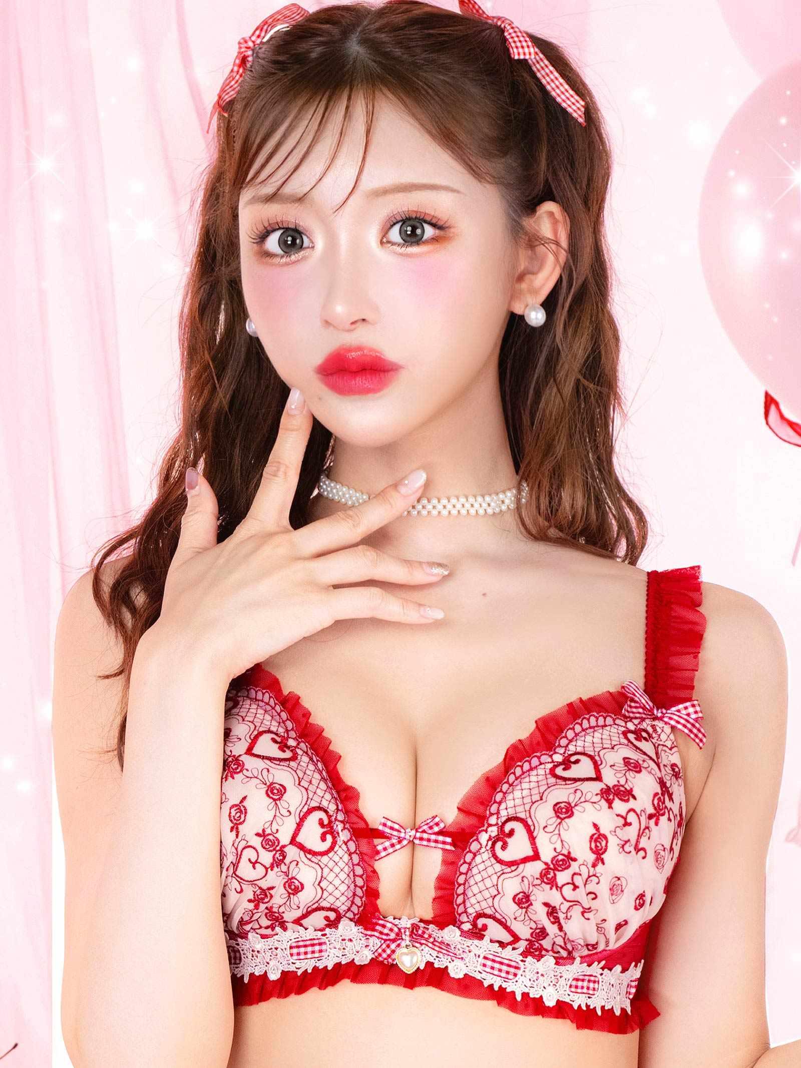 【明日花キララプロデュース/WhipBunny】Romantique Fille Bra&T-back/ ロマンティックフィーユブラ&Tバック - 【公式】247Lingerie