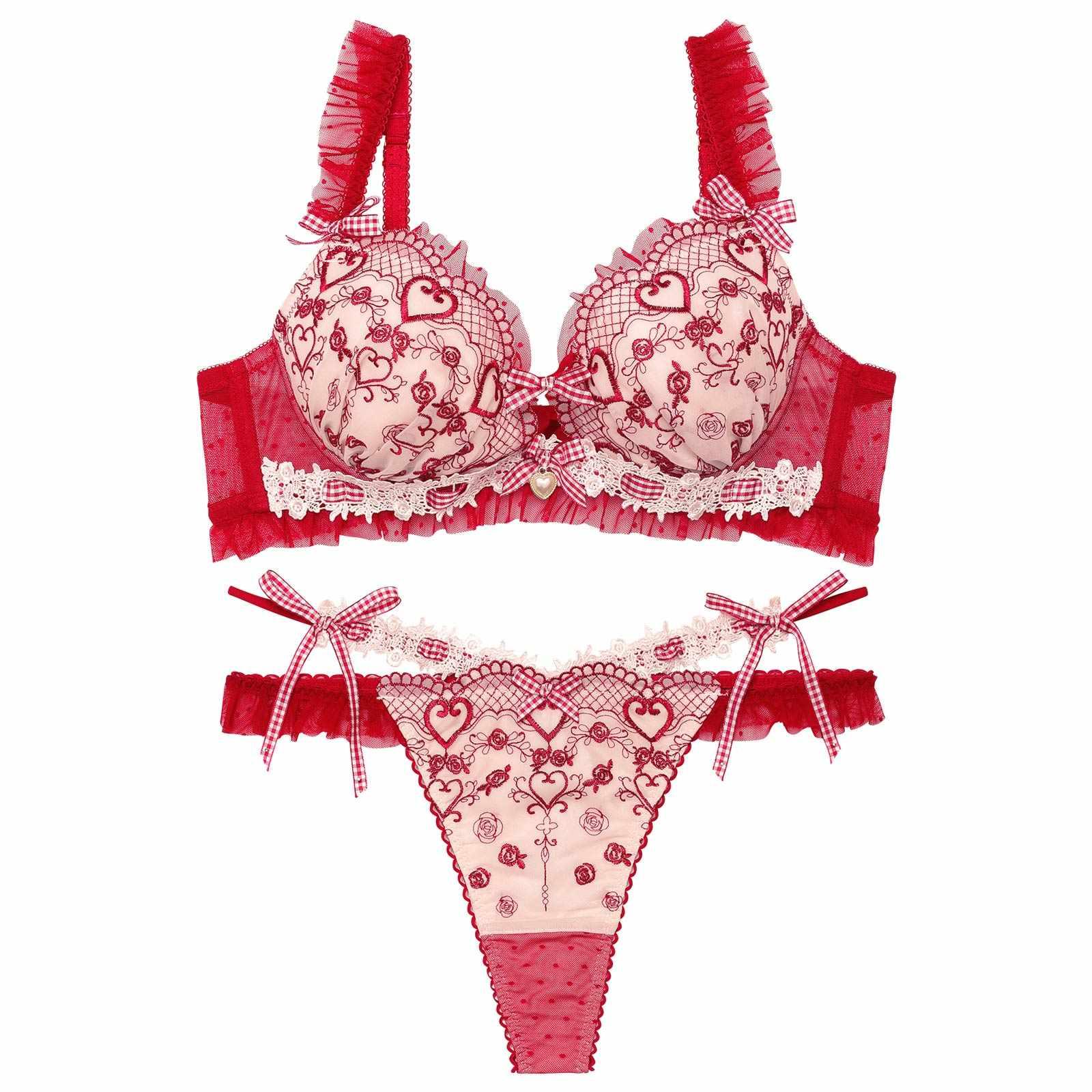 【明日花キララプロデュース/WhipBunny】Romantique Fille Bra&T-back/ ロマンティックフィーユブラ&Tバック - 【公式】247Lingerie