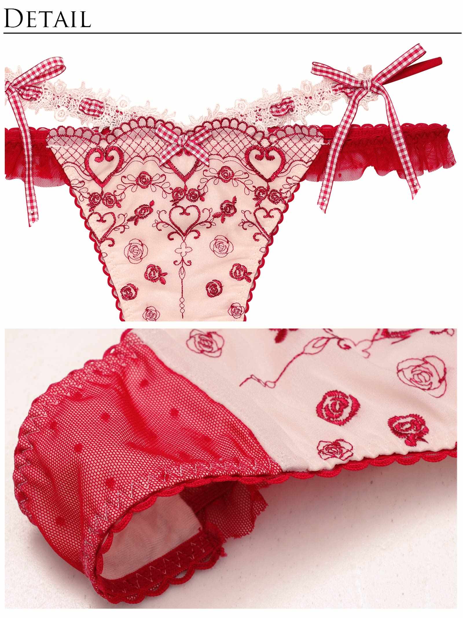 6/2新作!【明日花キララプロデュース/WhipBunny】Romantique Fille Bra&T-back/ ロマンティックフィーユブラ&Tバック