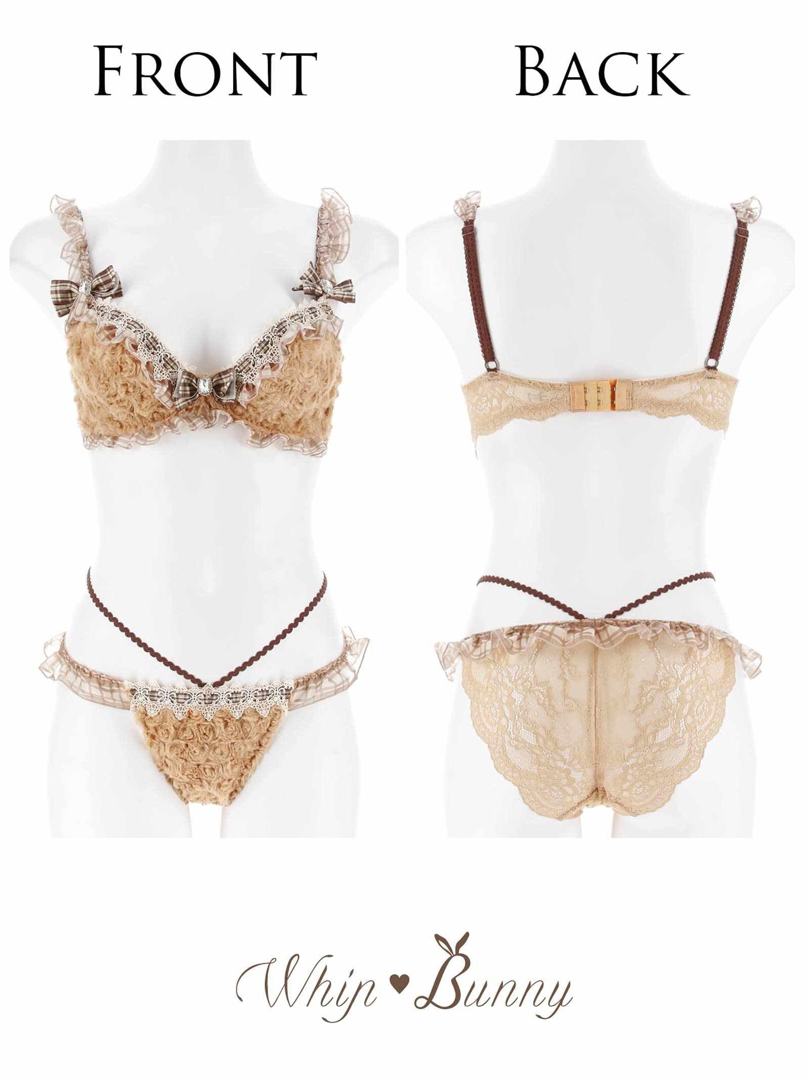 12/5新作!【明日花キララプロデュース/WhipBunny】Charming Teddy Bear Bra&Shorts / チャーミングテディベアブラ&ショーツ
