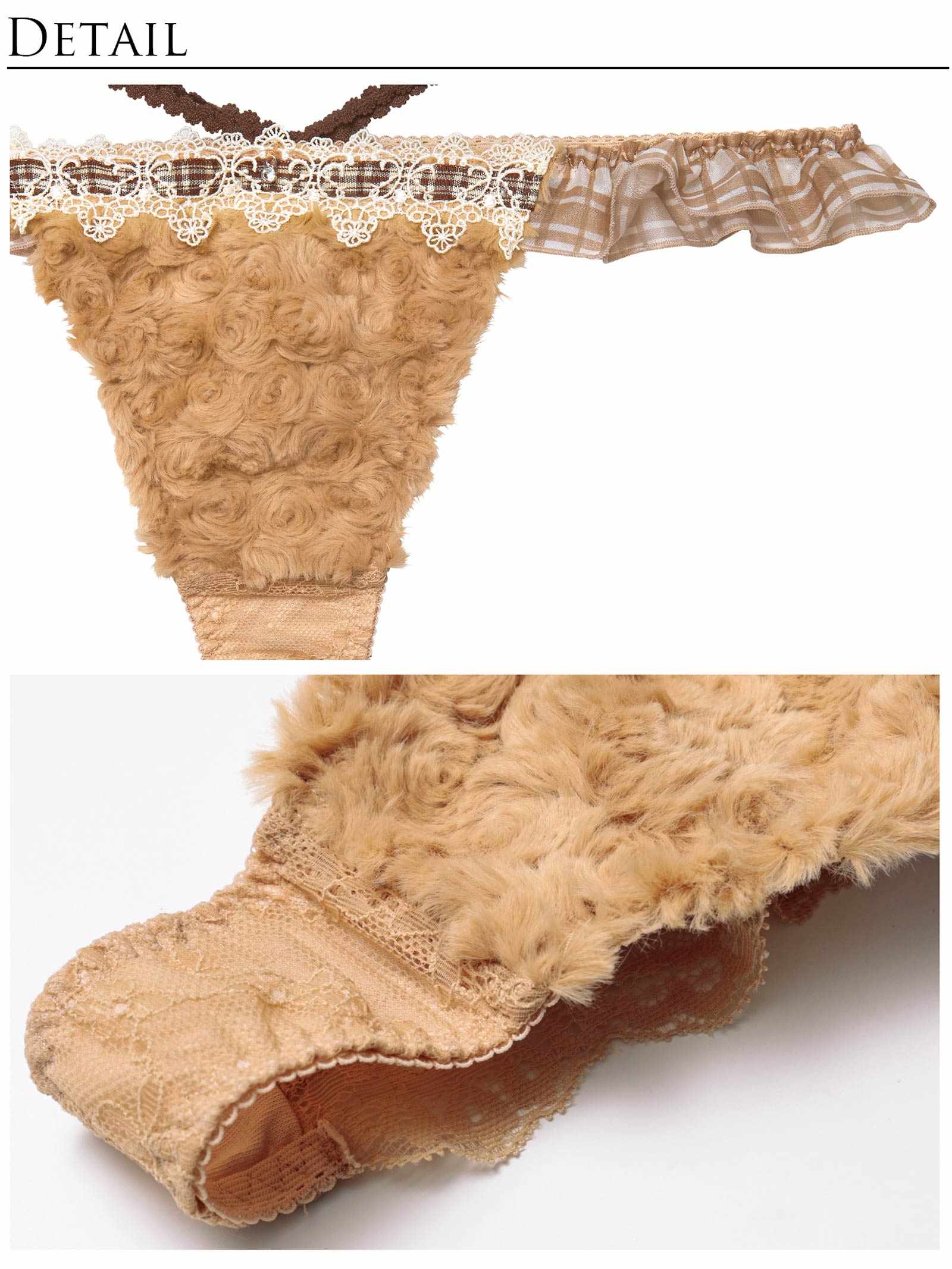 12/5新作!【明日花キララプロデュース/WhipBunny】Charming Teddy Bear Bra&T-back / チャーミングテディベアブラ&Tバック