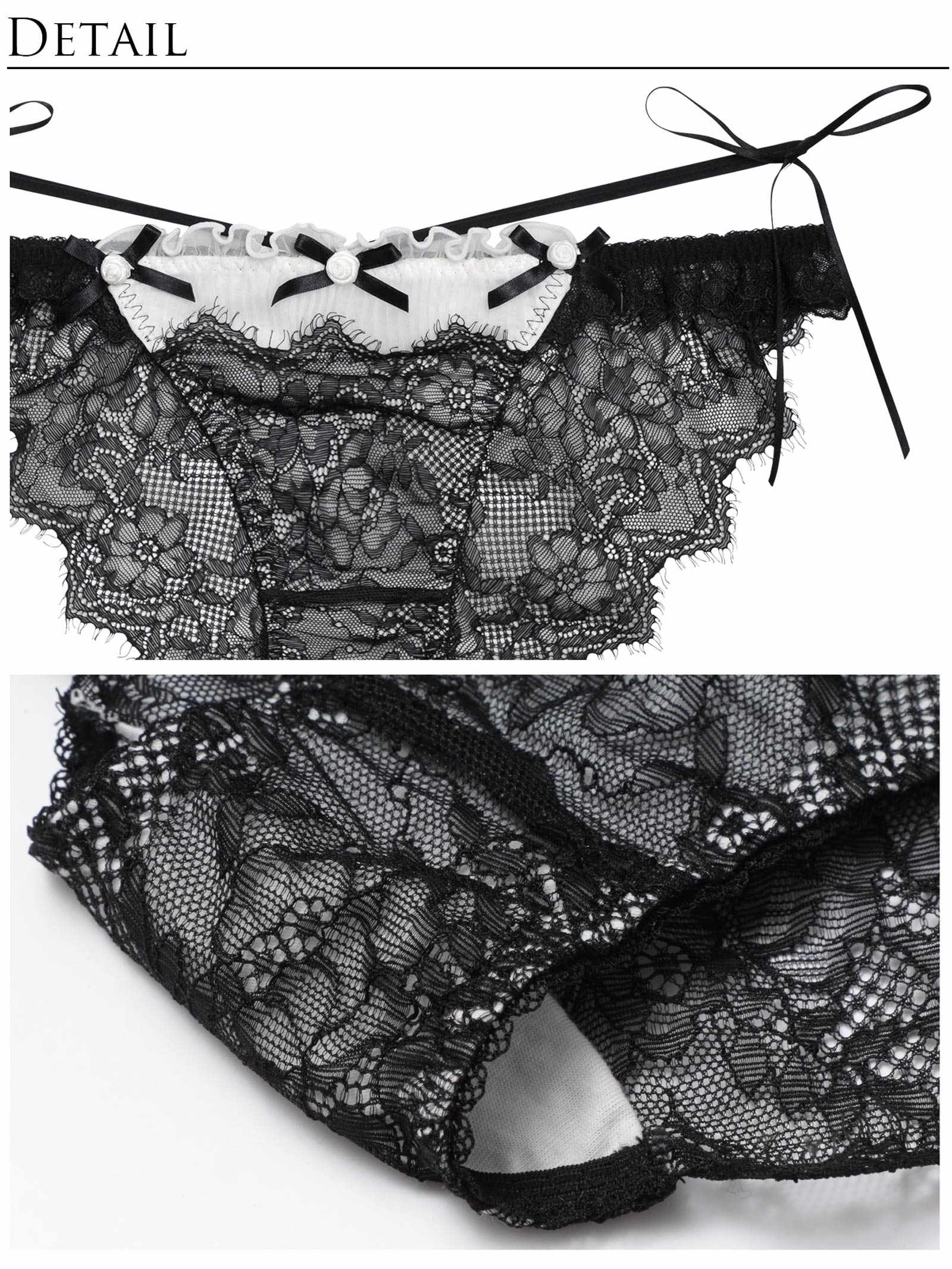 1/27新作!【明日花キララプロデュース/WhipBunny】Classical Tulle Rose Bra&Shorts / クラシカルチュールローズブラ&ショーツ