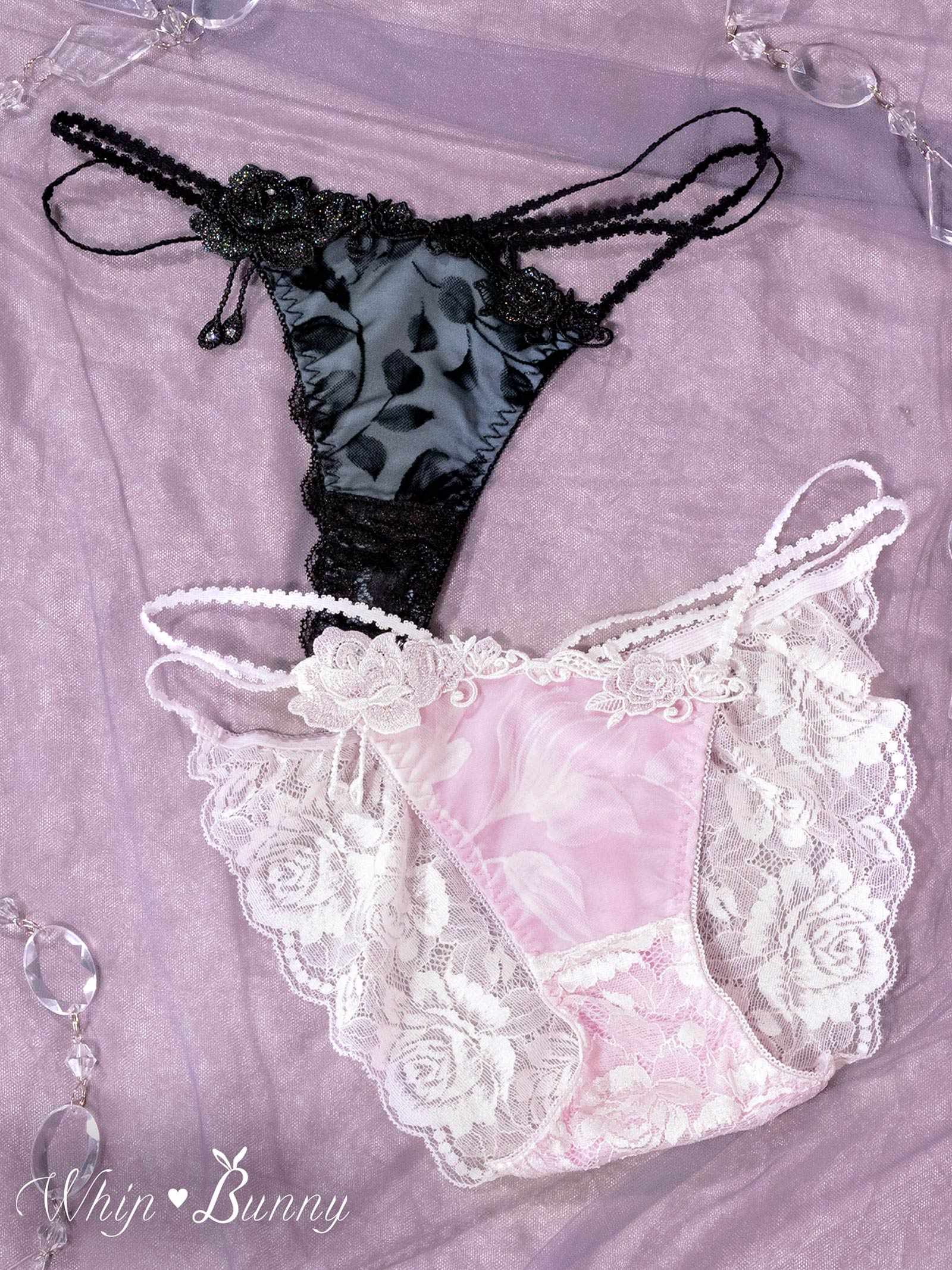 10/24新作!【明日花キララプロデュース/WhipBunny】Noble Flocky Rose Shorts / ノーブルフロッキーローズショーツ