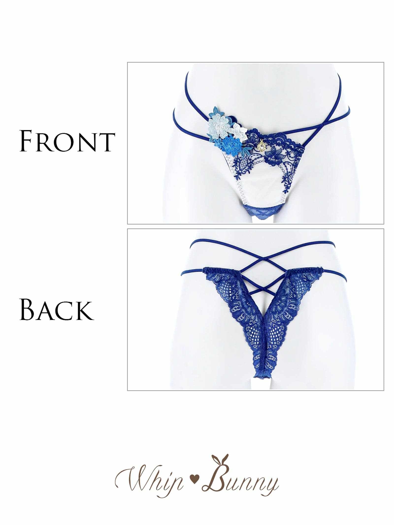 11/18再販!【明日花キララプロデュース/WhipBunny】ドレッシーフラワーレディショーツ/Tバック