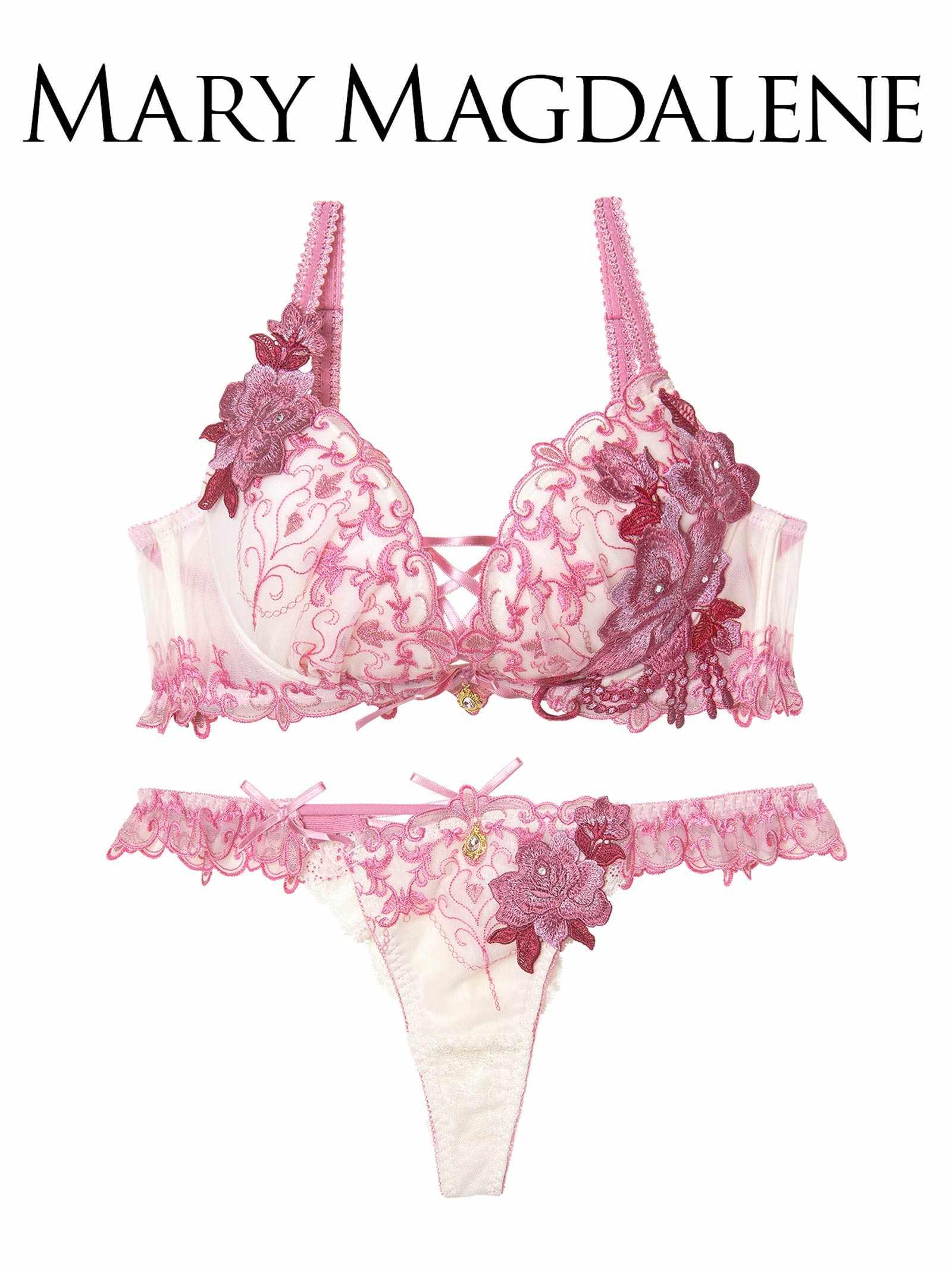 【明日花キララプロデュース/WhipBunny】Luxury Rose Heart Bra&T-back / ラグジュアリーローズハートブラ&Tバック - 【公式】247Lingerie