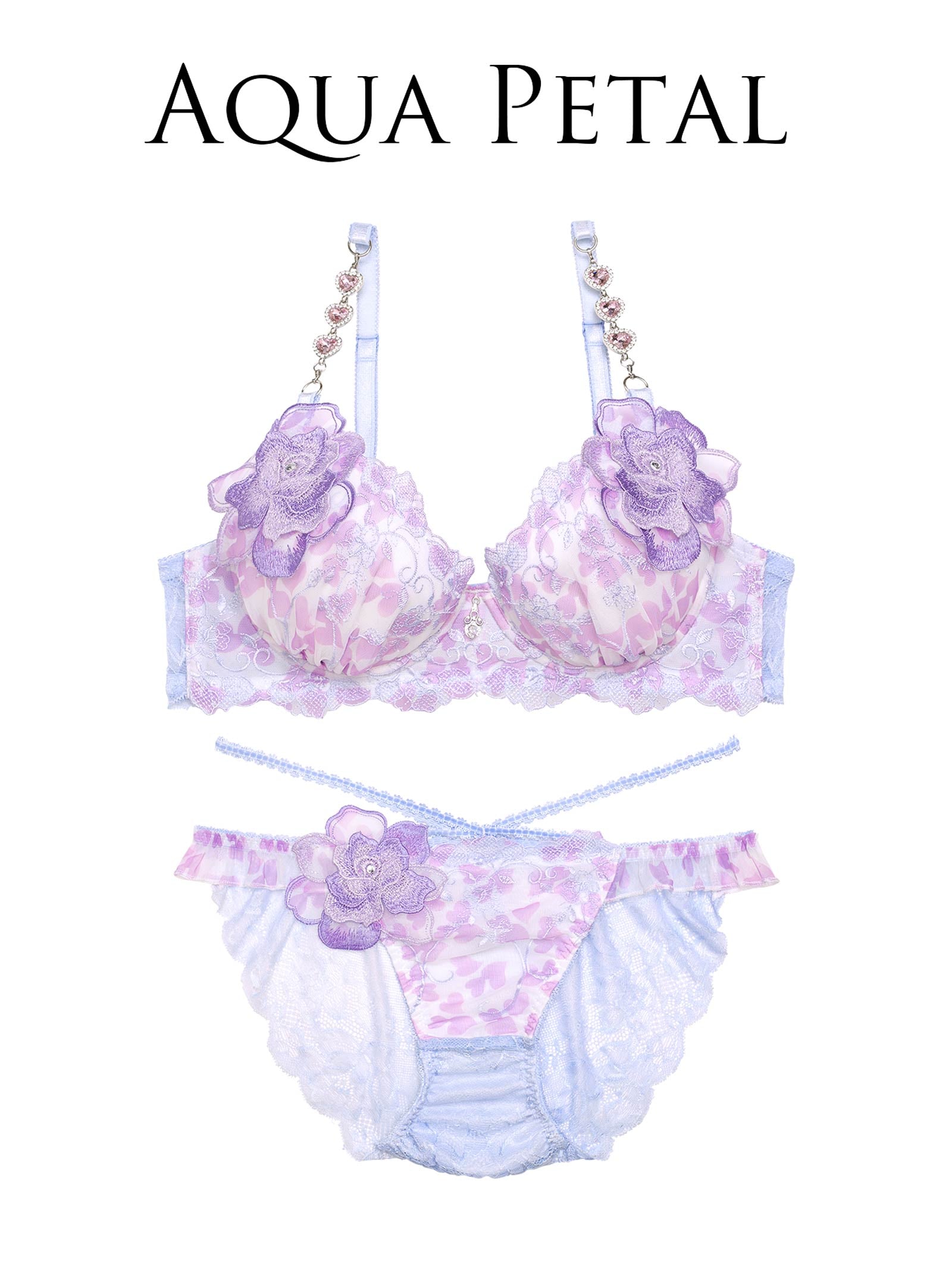 2/28新作!【明日花キララプロデュース/WhipBunny】Fresh Heart Petal Bra&Shorts フレッシュハートペタルブラ&ショーツ
