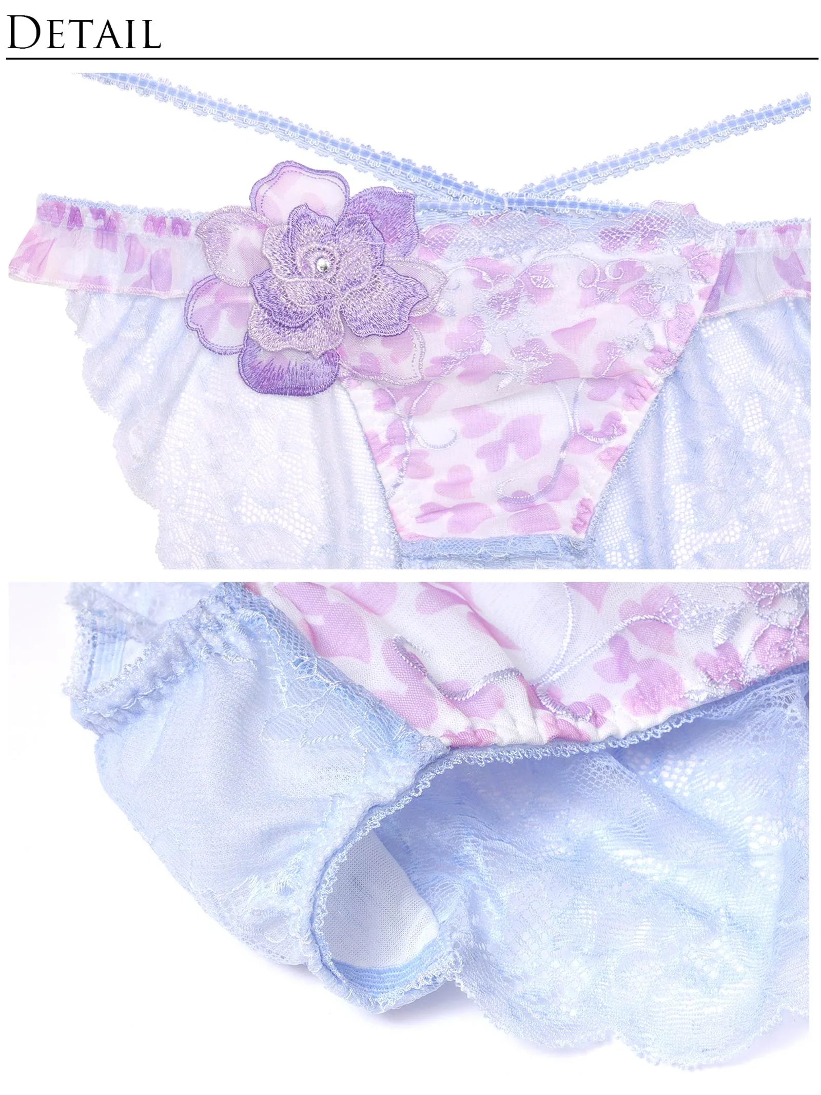 【明日花キララプロデュース/WhipBunny】Fresh Heart Petal Bra&Shorts フレッシュハートペタルブラ&ショーツ - 【公式】247Lingerie