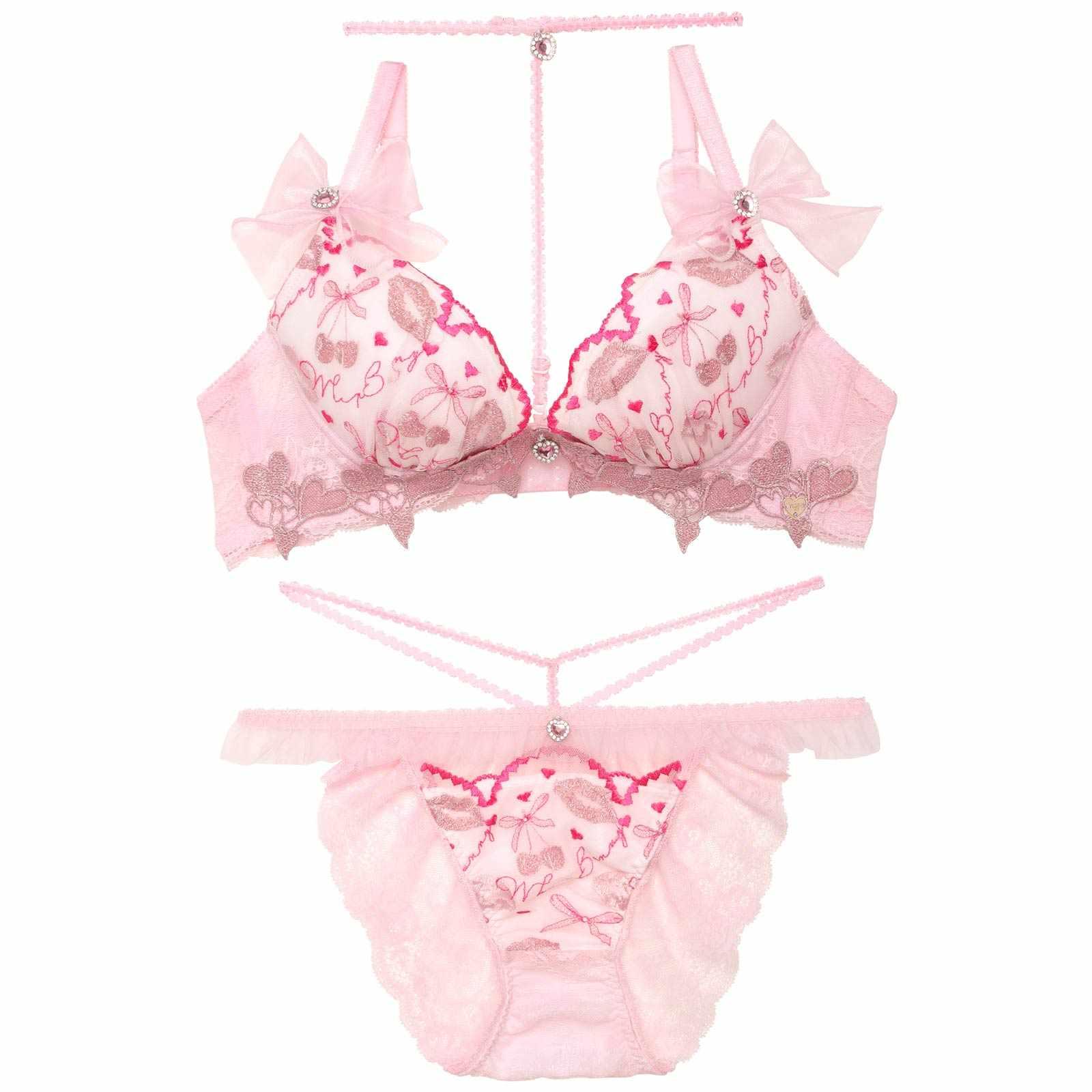 【明日花キララプロデュース/WhipBunny】Dazzling Rouge Cherry Bra&Shorts / ダズリンルージュチェリーブラ&ショーツ