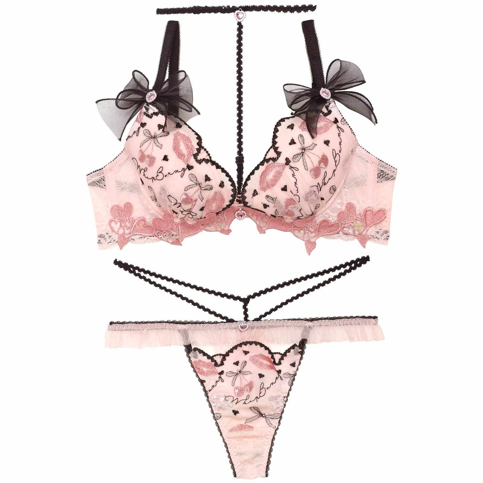 【明日花キララプロデュース/WhipBunny】Dazzling Rouge Cherry Bra&T-back / ダズリンルージュチェリーブラ&Tバック