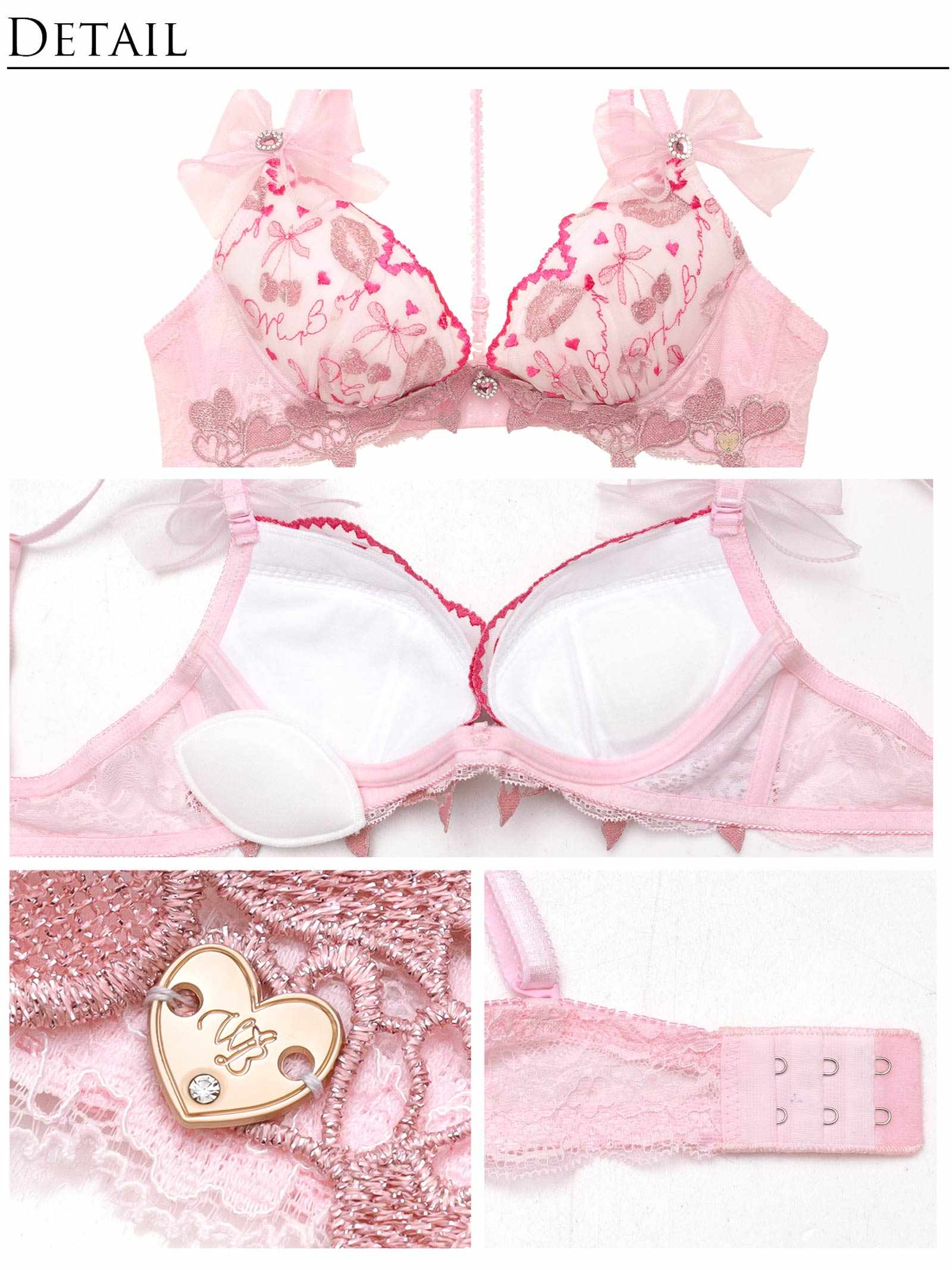 6/16新作!【明日花キララプロデュース/WhipBunny】Dazzling Rouge Cherry Bra&T-back / ダズリンルージュチェリーブラ&Tバック