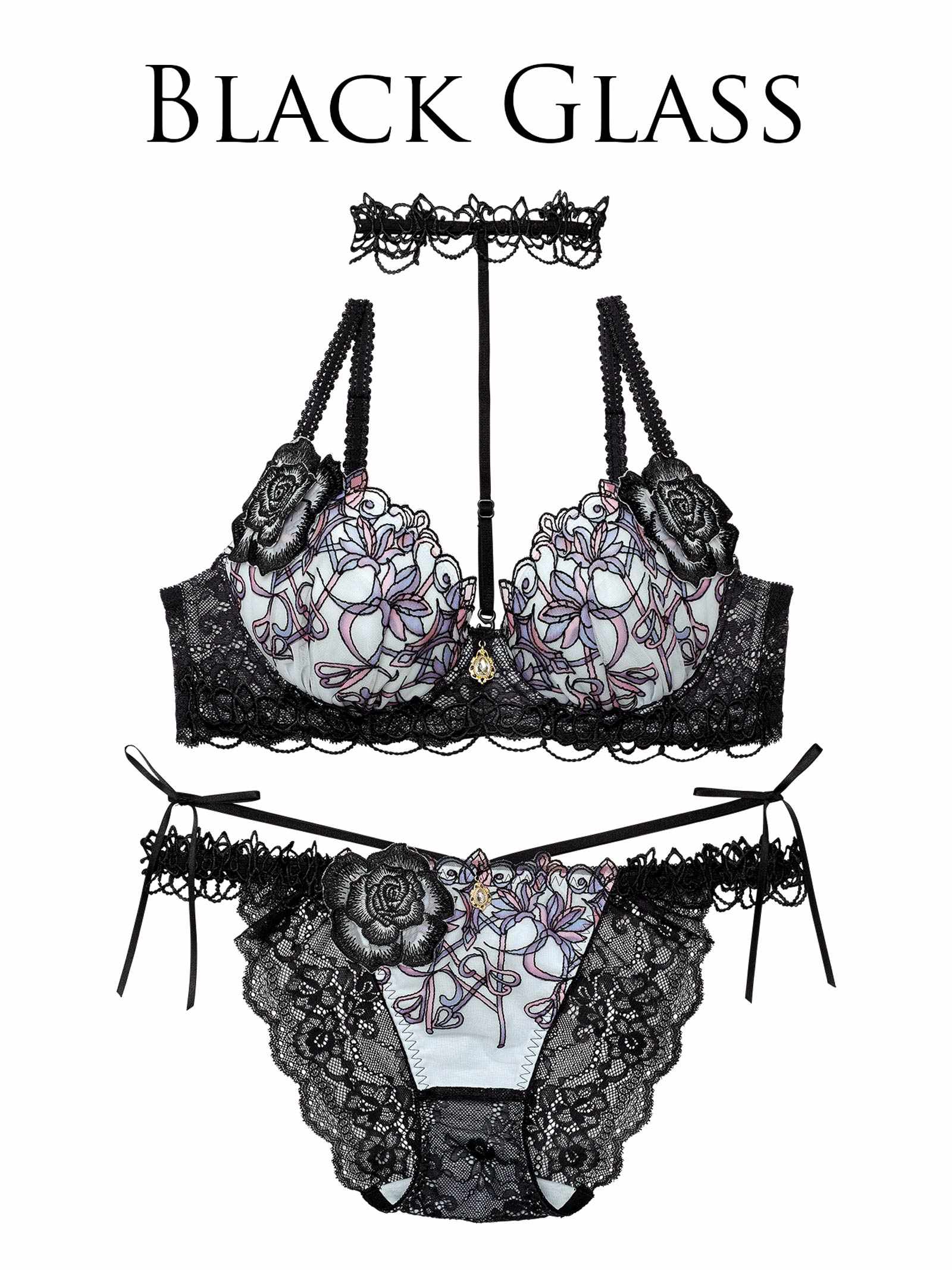 【明日花キララプロデュース/WhipBunny】Royal Stained Glass Bra&Shorts / ロイヤルステンドグラスブラ&ショーツ