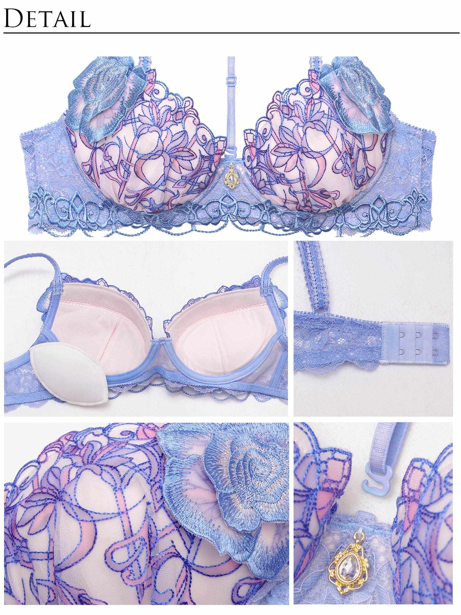 【明日花キララプロデュース/WhipBunny】Royal Stained Glass Bra&Shorts / ロイヤルステンドグラスブラ&ショーツ
