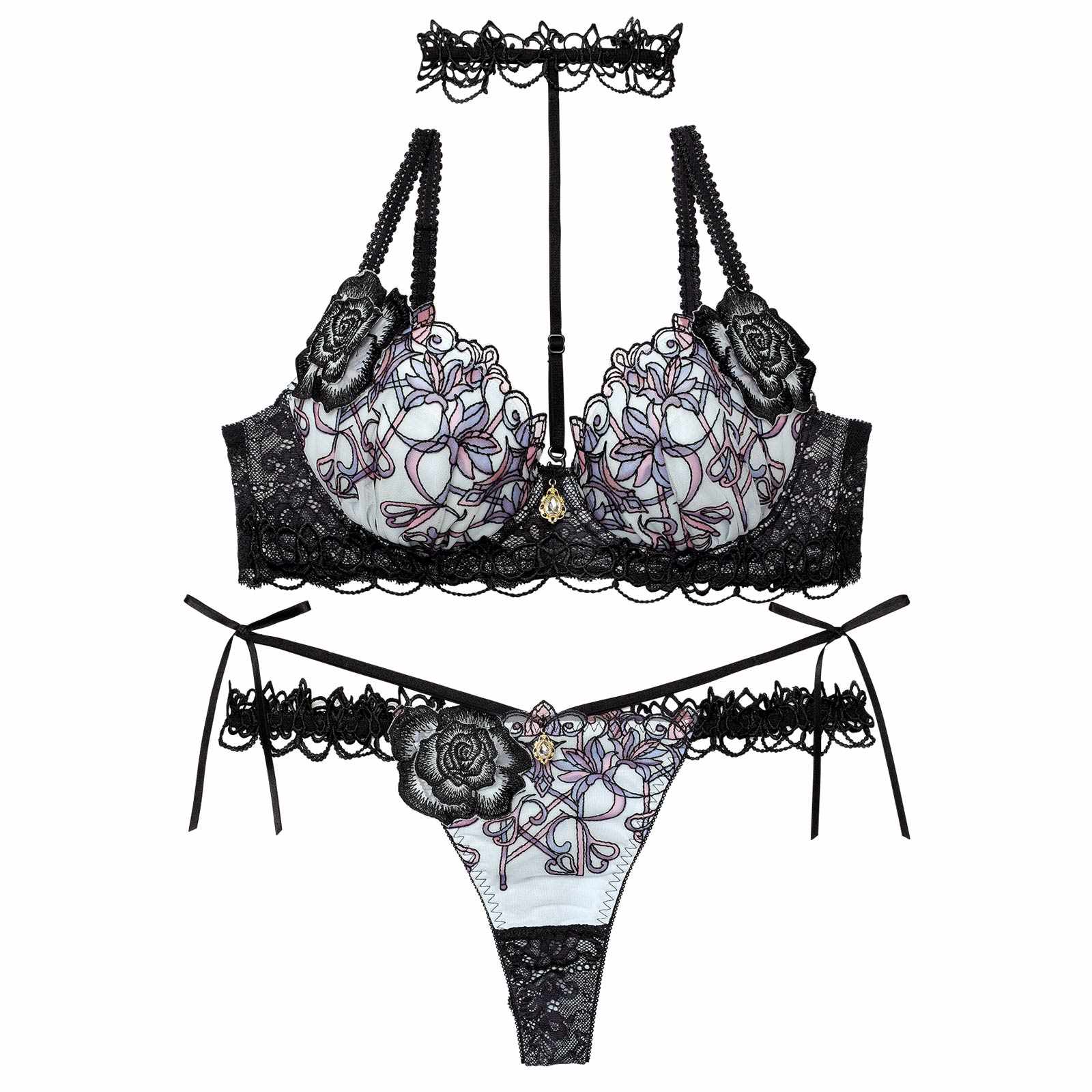 【明日花キララプロデュース/WhipBunny】Royal Stained Glass Bra&T-back / ロイヤルステンドグラスブラ&Tバック