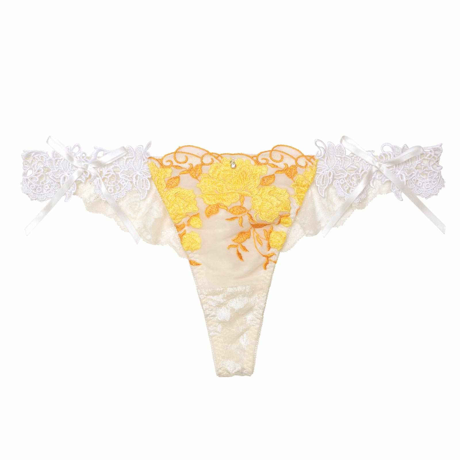 【明日花キララプロデュース/WhipBunny】Gorgeous Shine Rose Shorts/Yellow ゴージャスシャインローズショーツ /イエロー