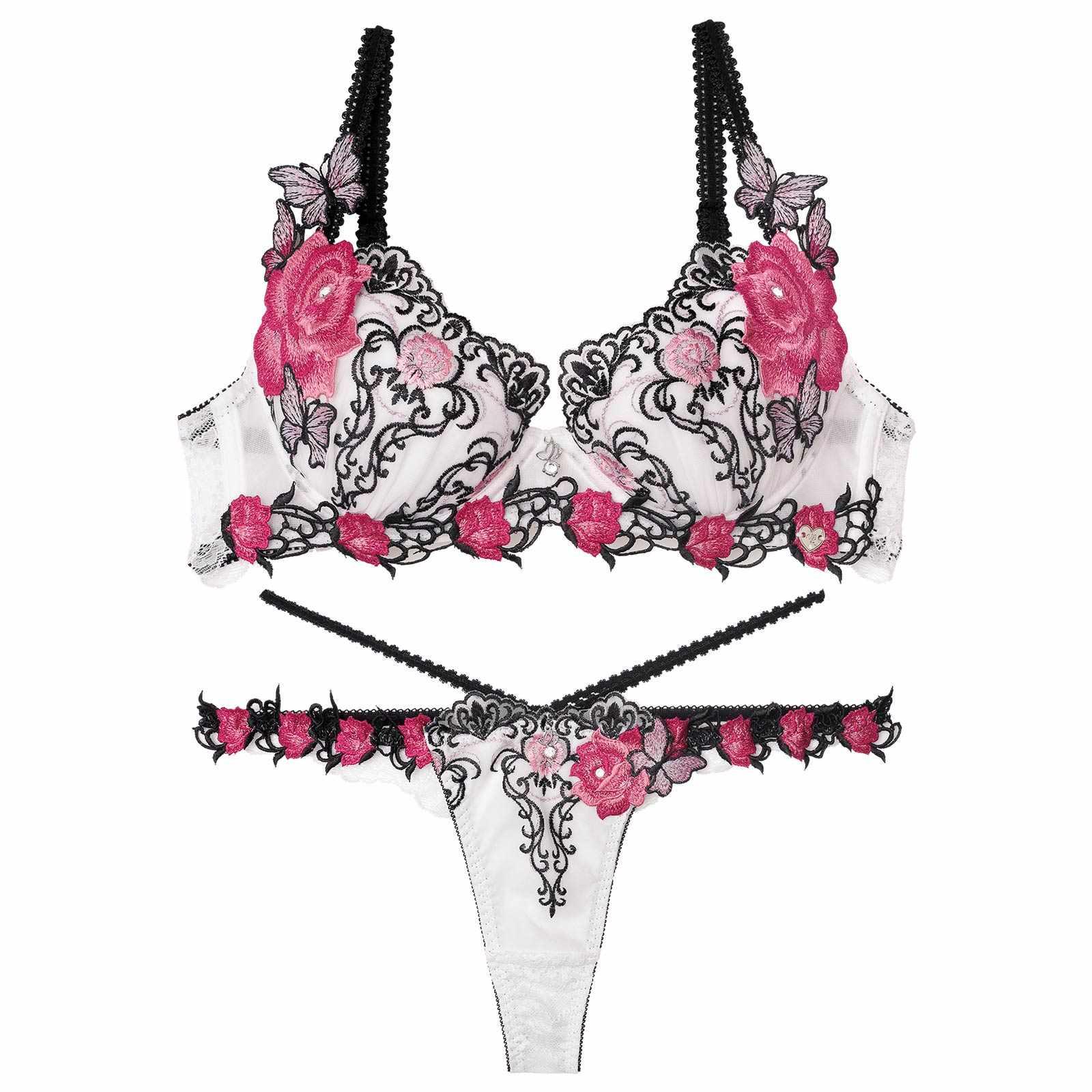【明日花キララプロデュース/WhipBunny】Gothic Butterfly Bloom Bra&T-back / ゴシックバタフライブルームブラ&Tバック