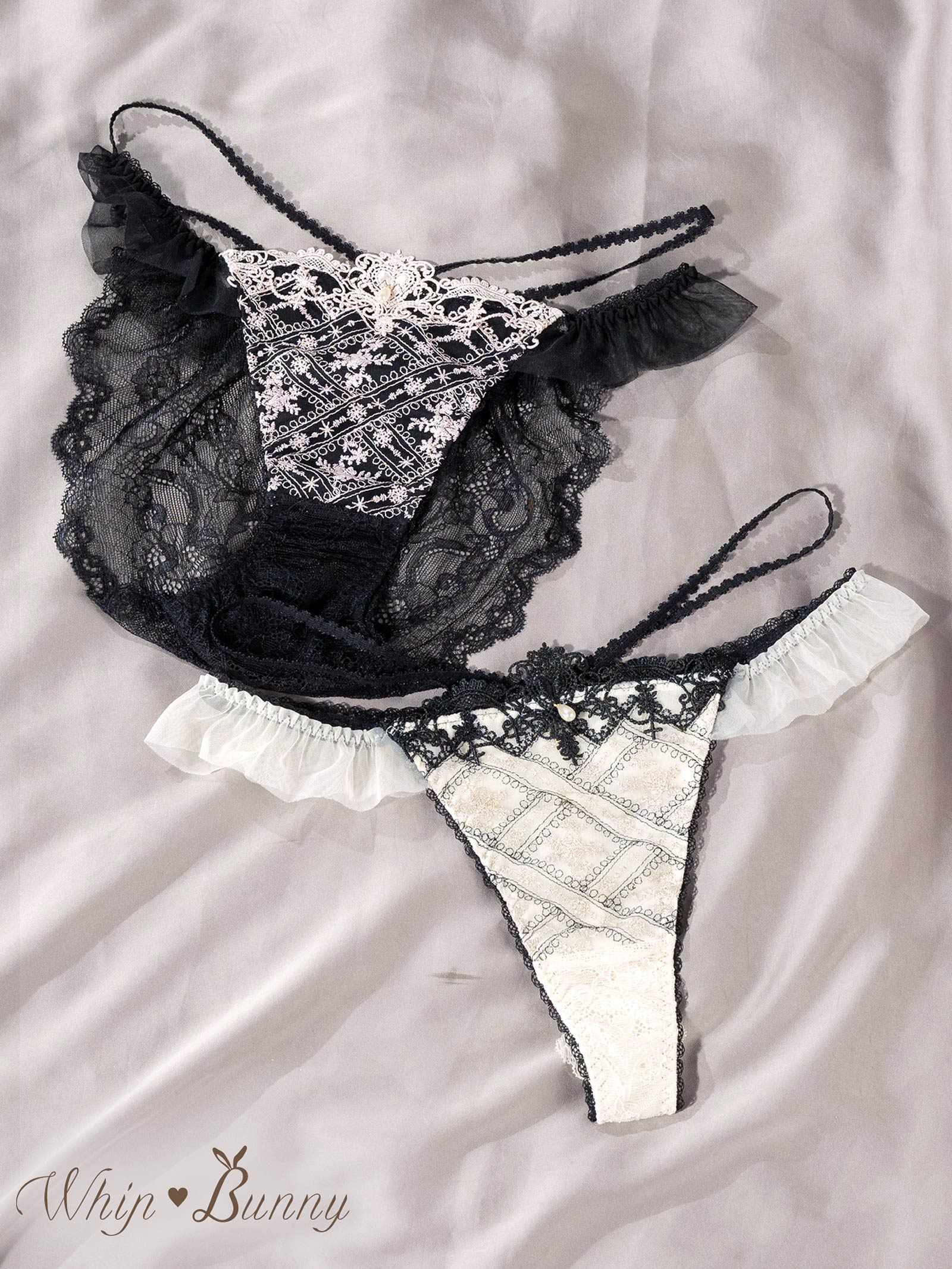 11/14新作!【明日花キララプロデュース/WhipBunny】Classical Shine Embroidery Shorts / クラシカルシャインエンブロイダリーショーツ