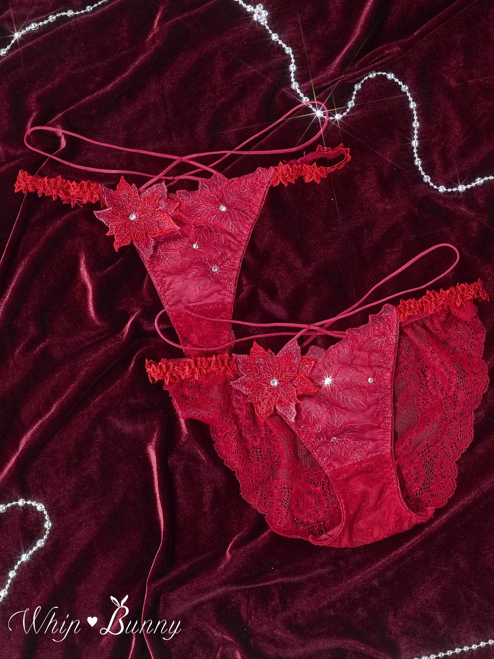 11/7新作!【明日花キララプロデュース/WhipBunny】Brilliant Poinsettia Shorts / ブリリアントポインセチアショーツ