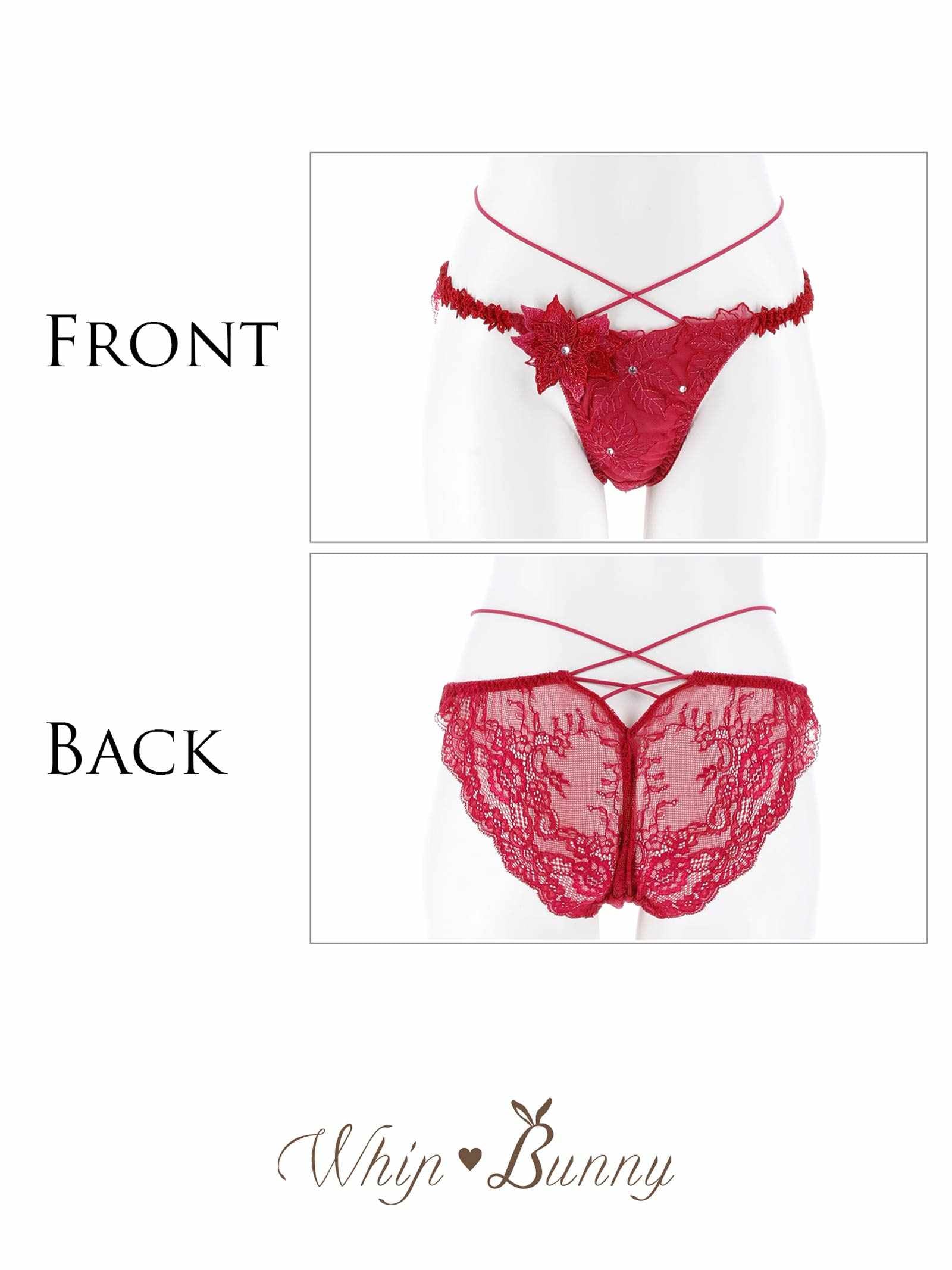 11/7新作!【明日花キララプロデュース/WhipBunny】Brilliant Poinsettia Shorts / ブリリアントポインセチアショーツ