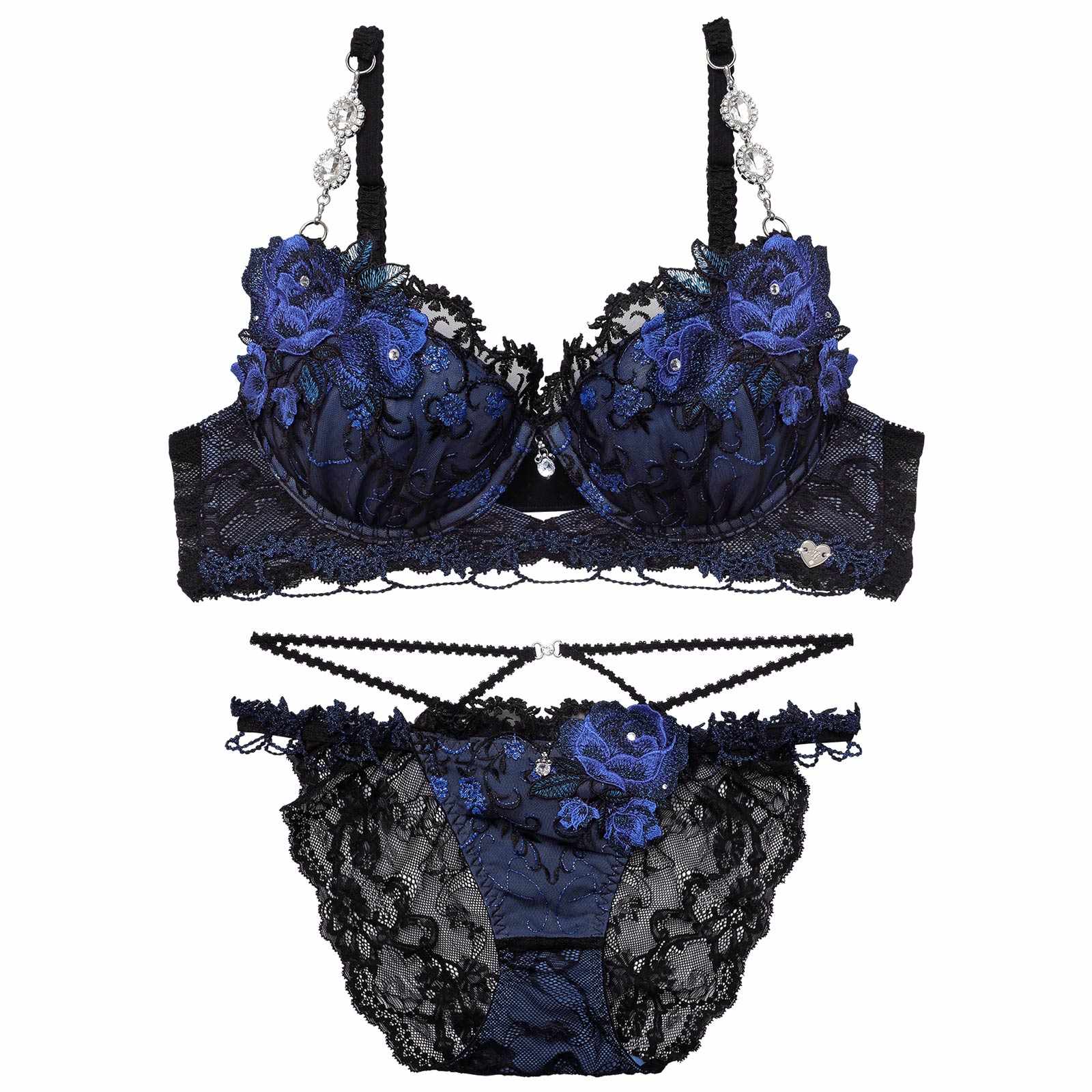 12/19新作!【明日花キララプロデュース/WhipBunny】Princess Ivy Rose Bra&Shorts / プリンセスアイビーローズブラ&ショーツ